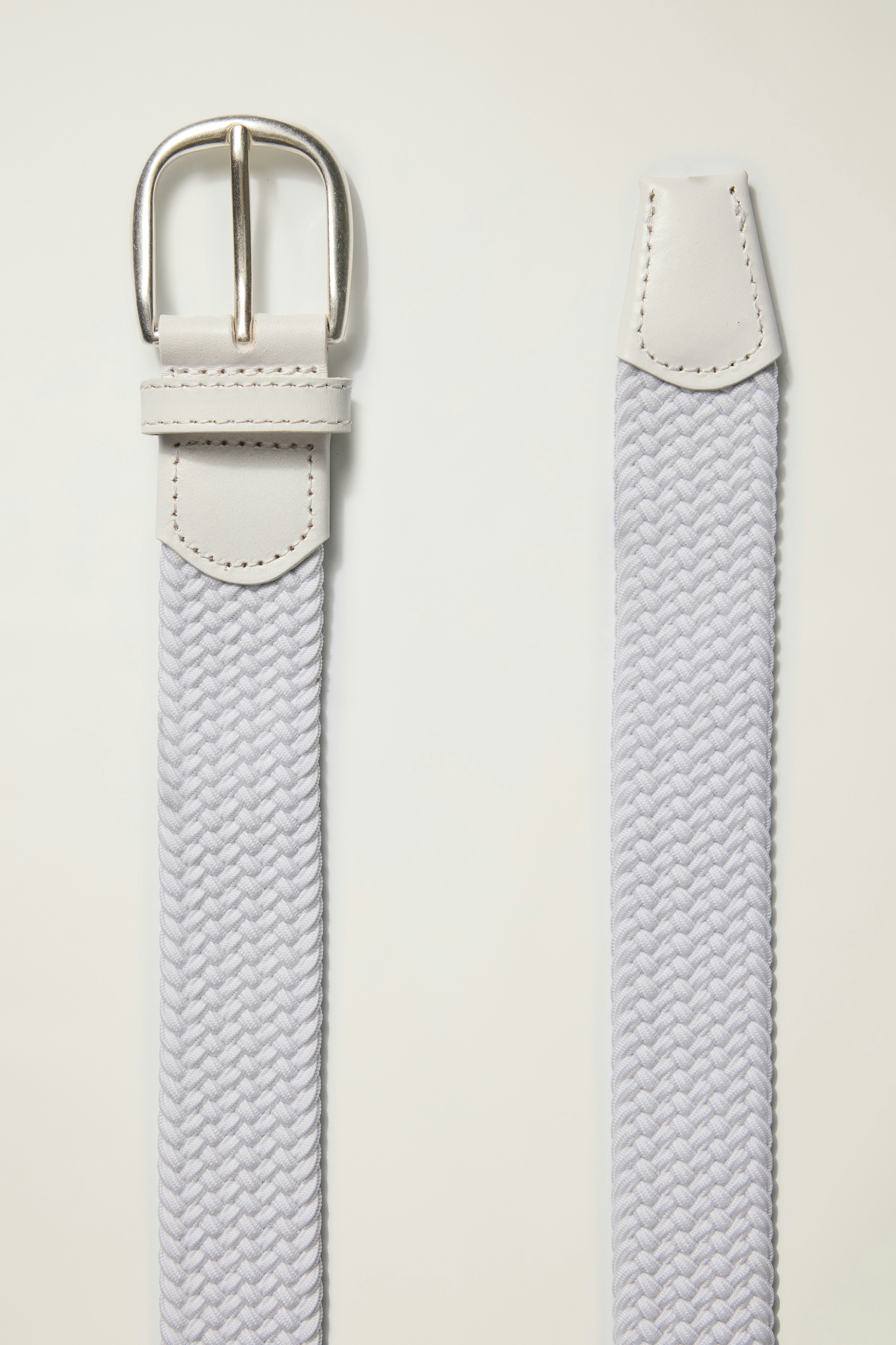 The Clubhouse Stretch Belt white