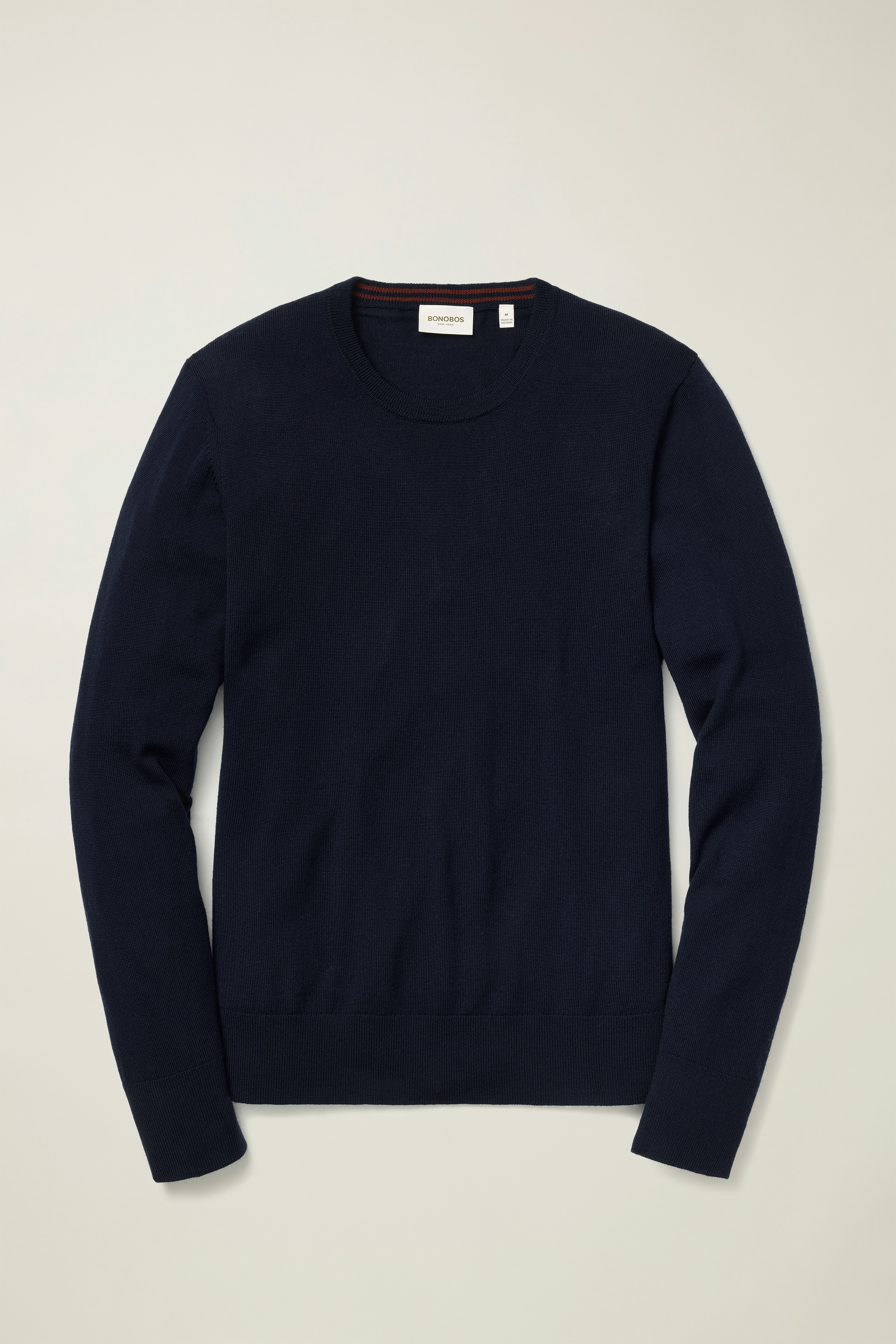 Washable Merino Crew Neck Sweater navy 5 Washable Merino Crew Neck Sweater navy