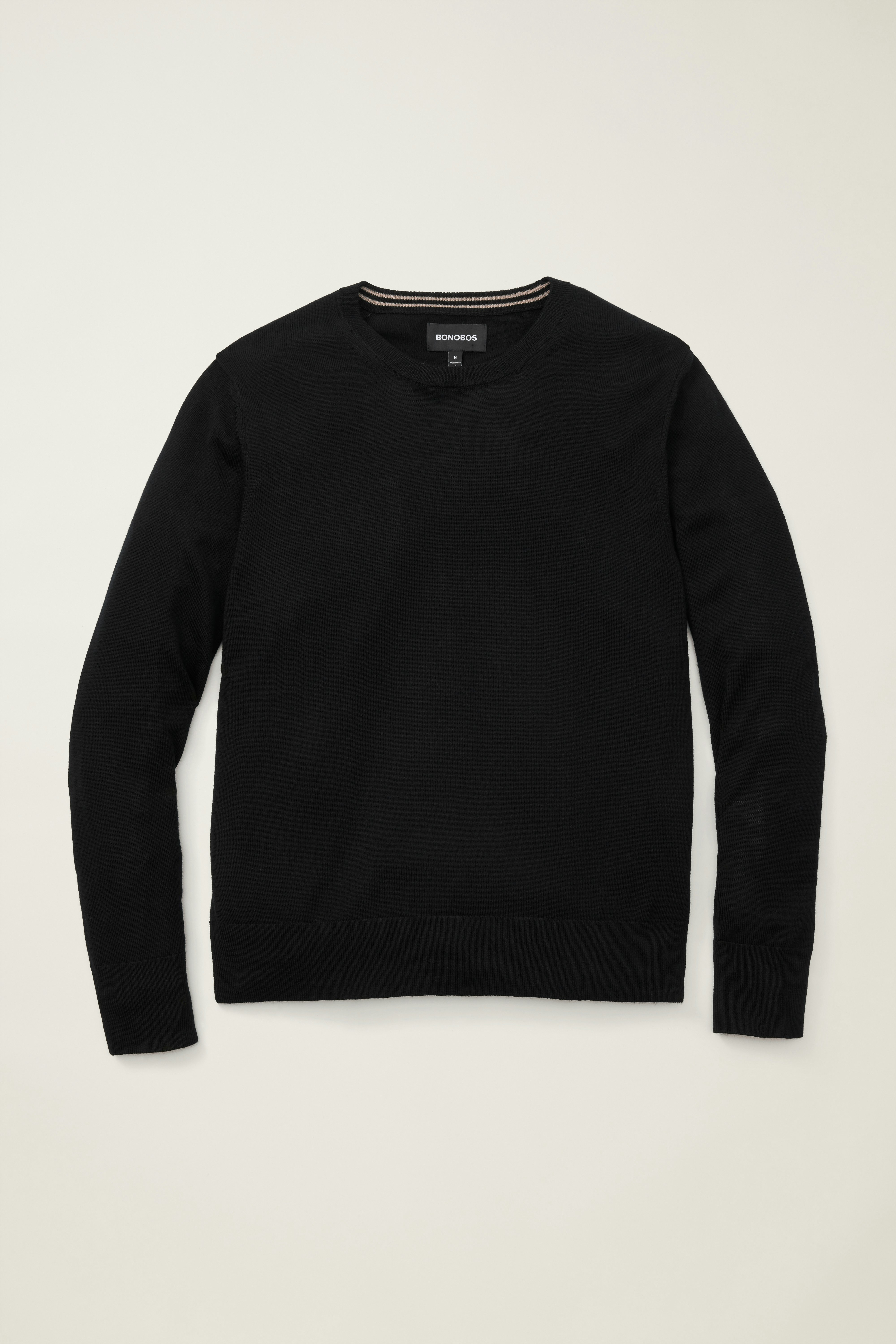Washable Merino Crew Neck Sweater jet black 5 Washable Merino Crew Neck Sweater jet black