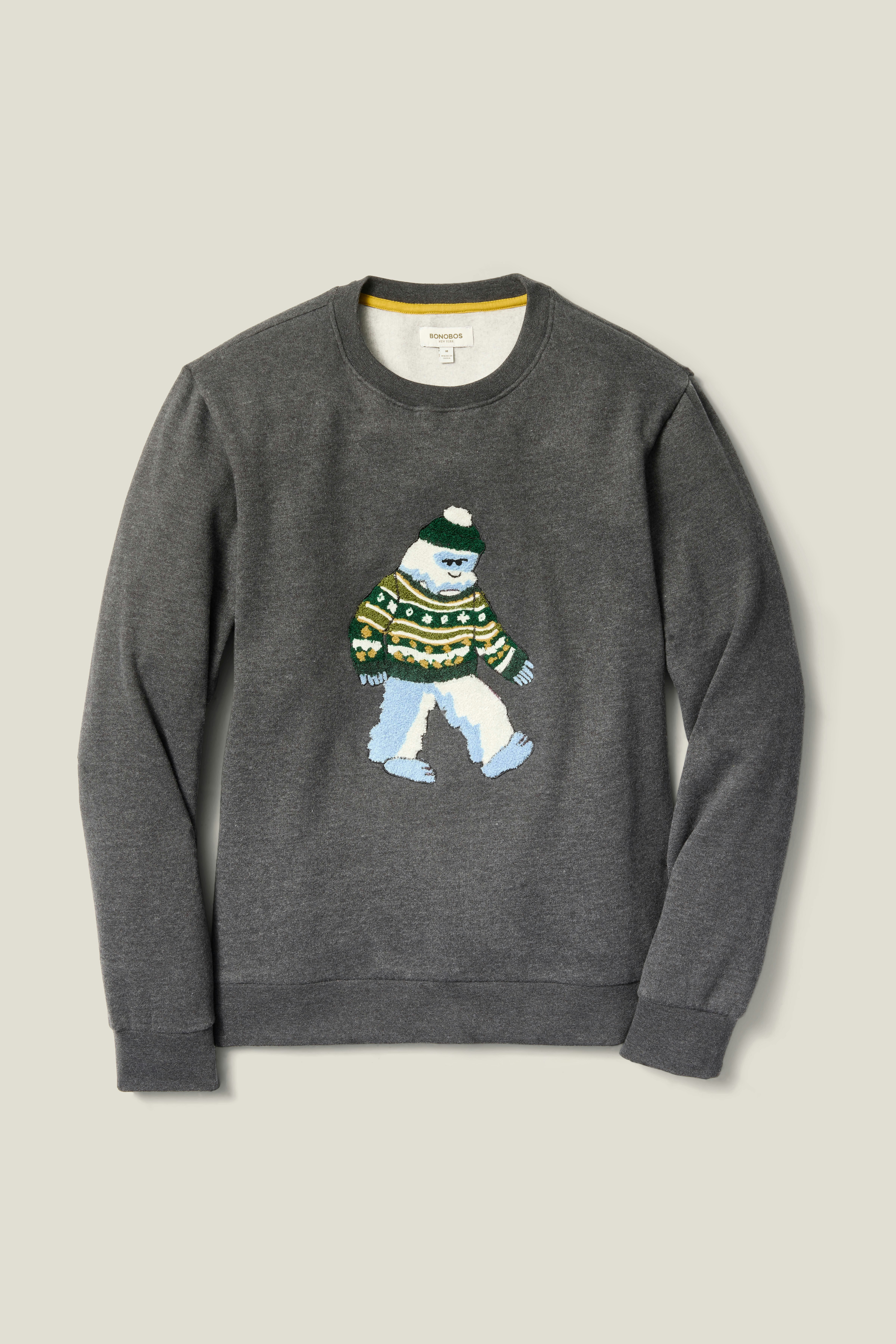 Critter Supersoft Fleece Crew the chilly yeti