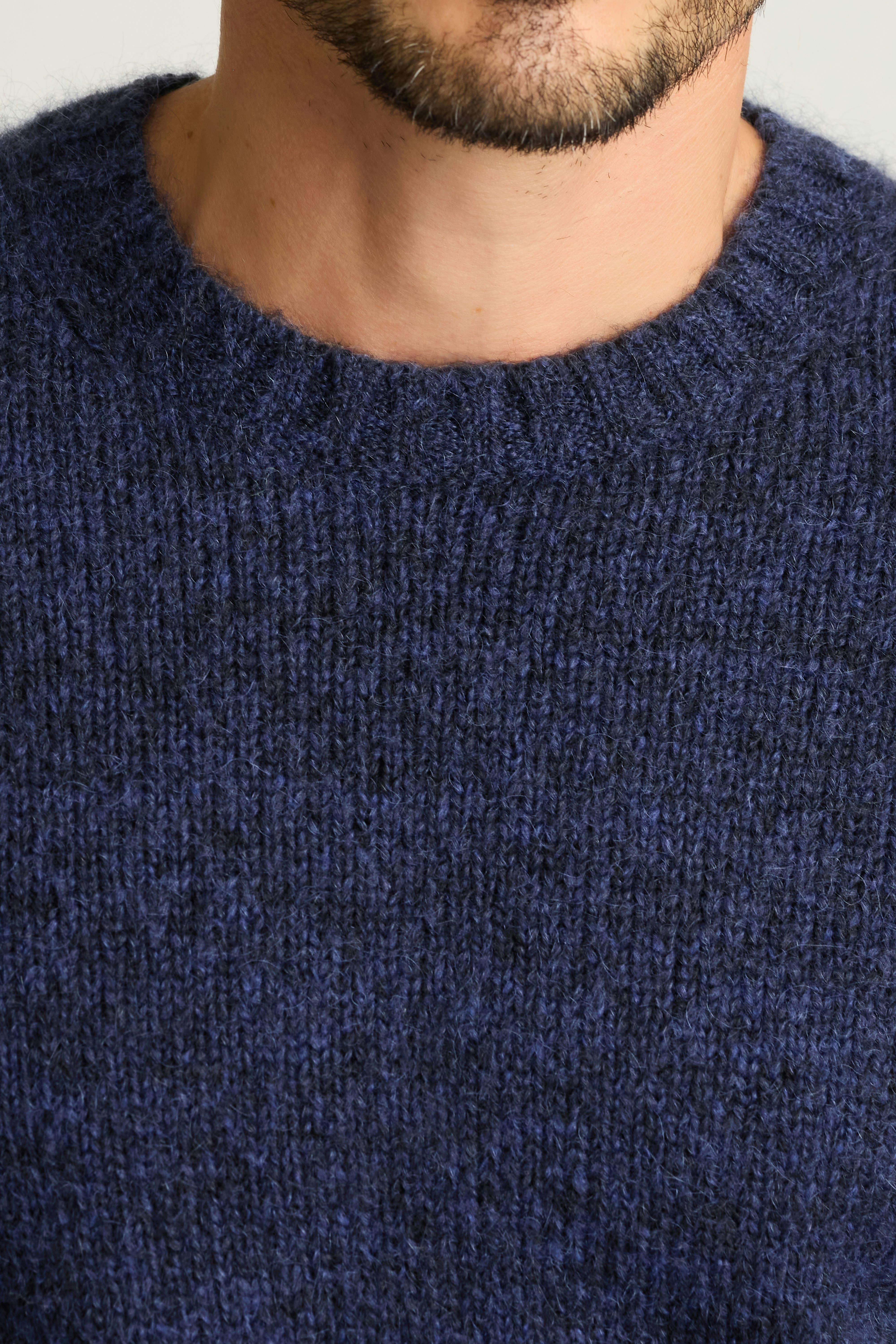 Luxe Mohair Sweater dark blue