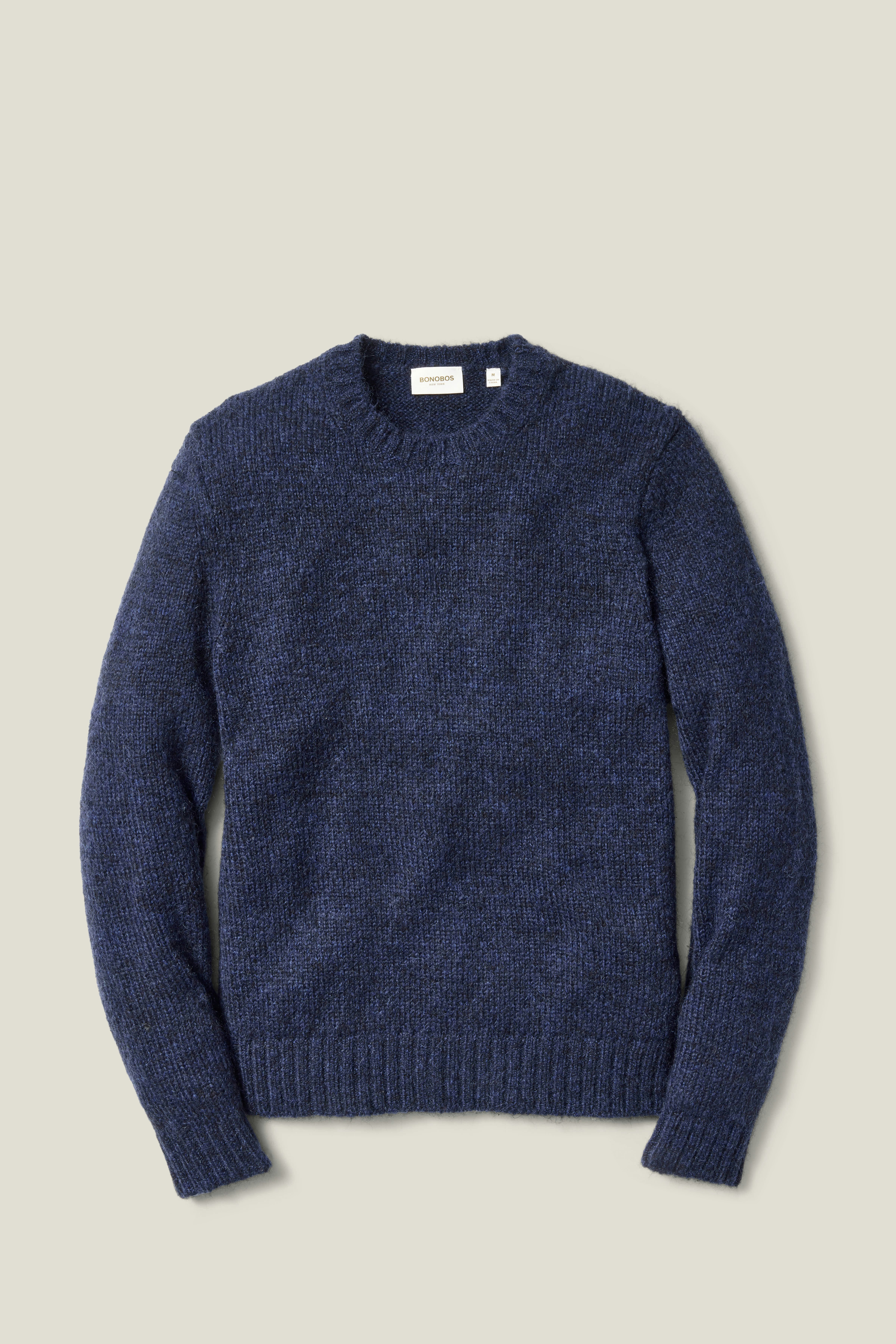 Luxe Mohair Sweater dark blue