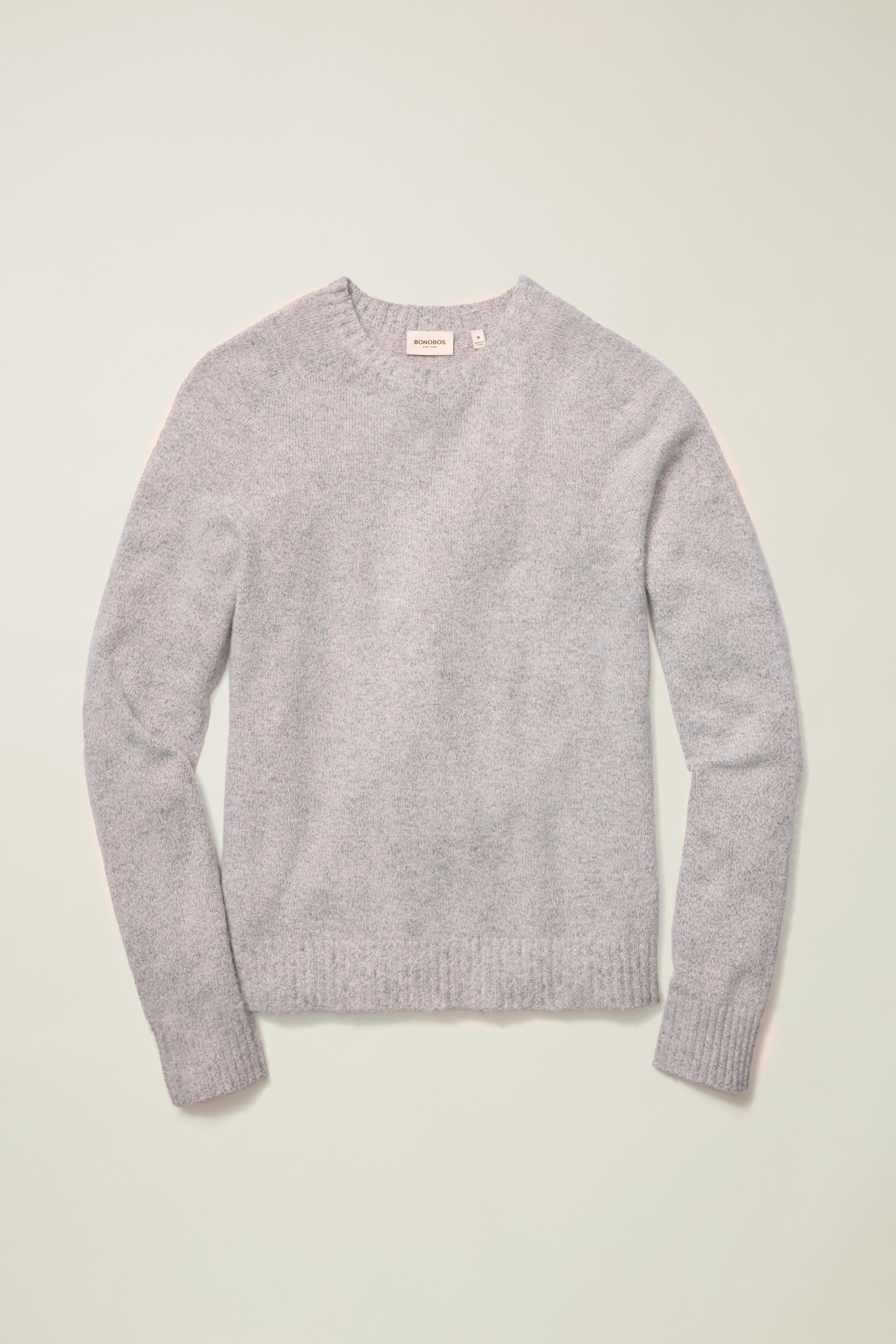 Brushed Wool Sweater light grey