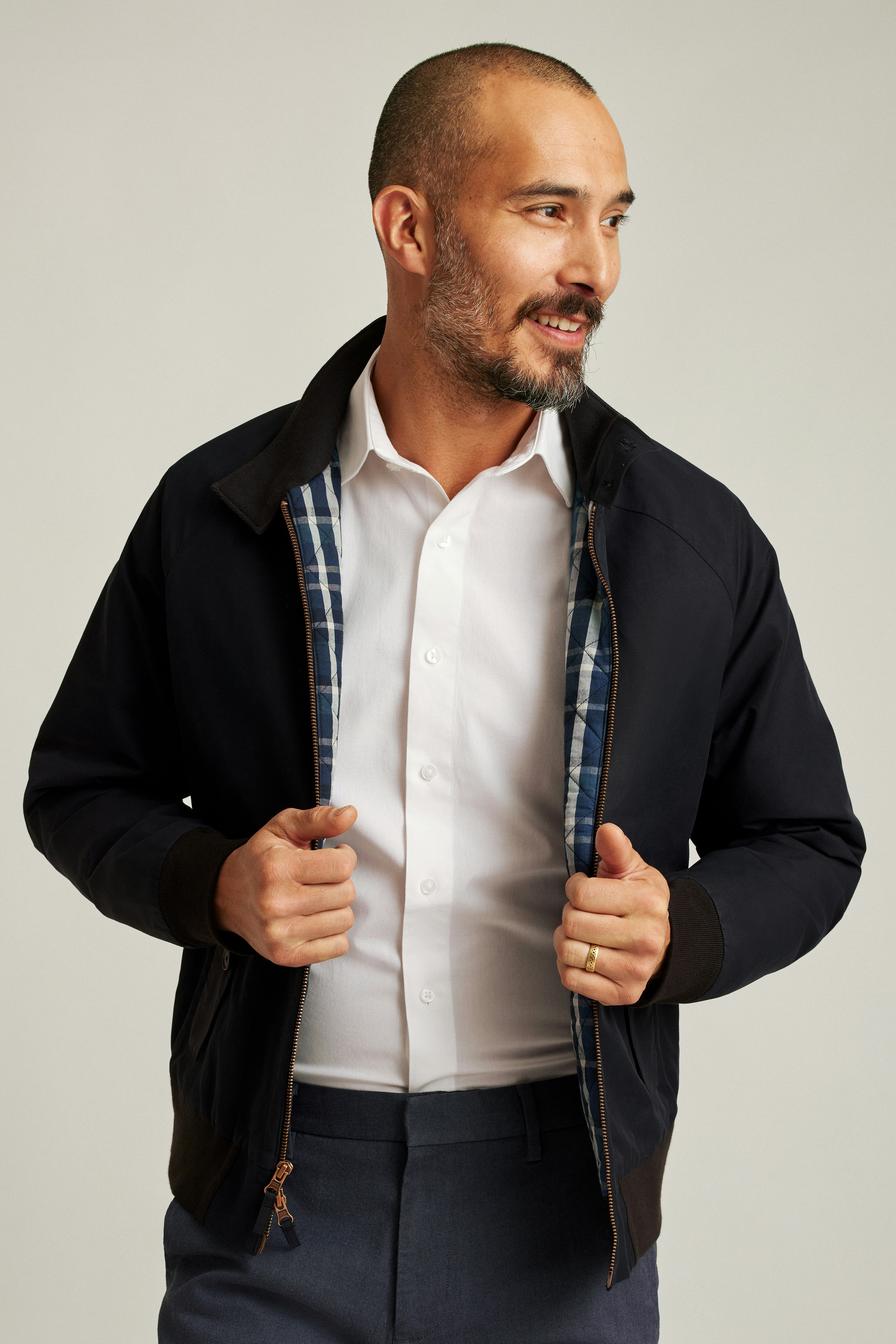 The Harrington Jacket jet black