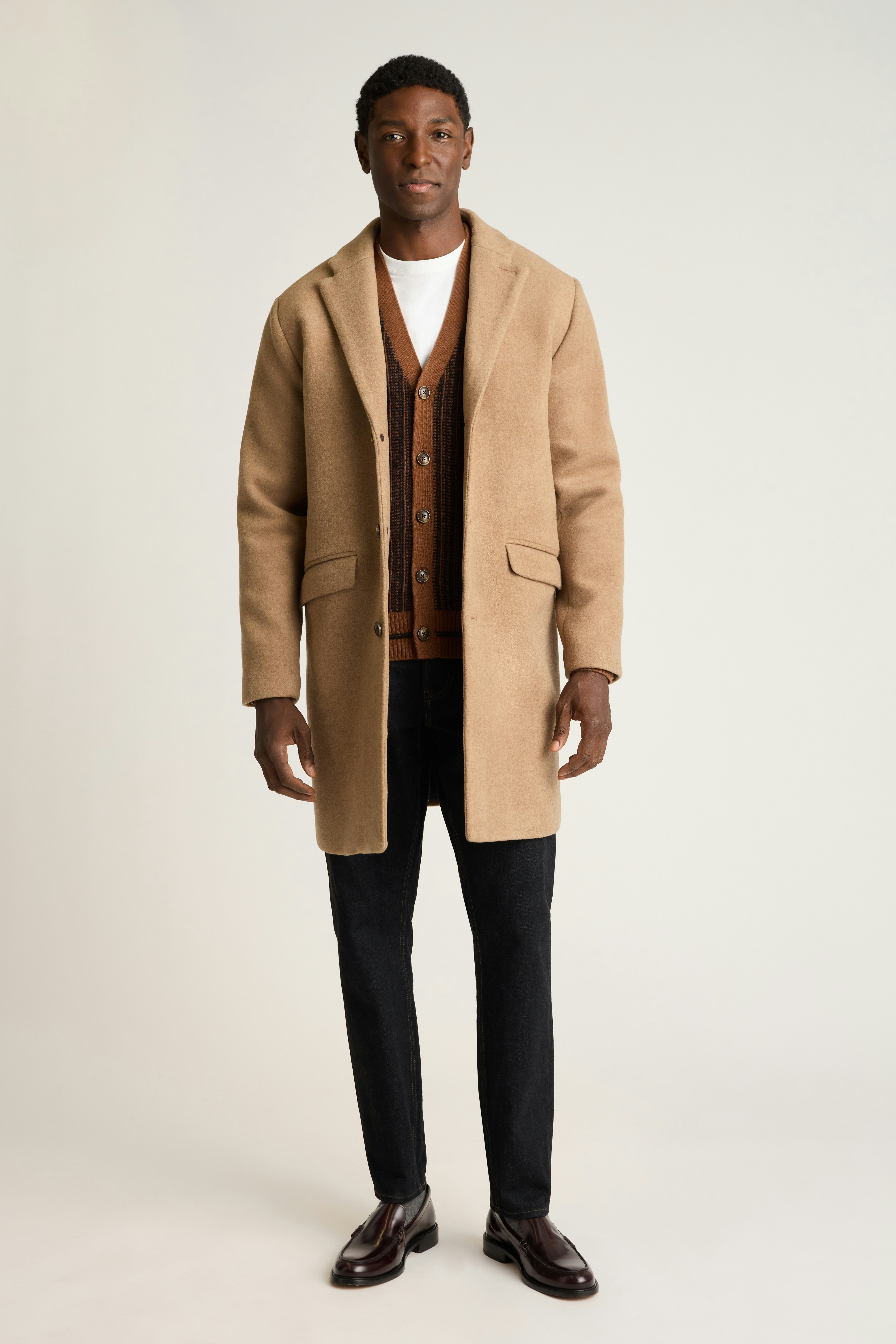 The Italian Wool Cashmere Topcoat camel
