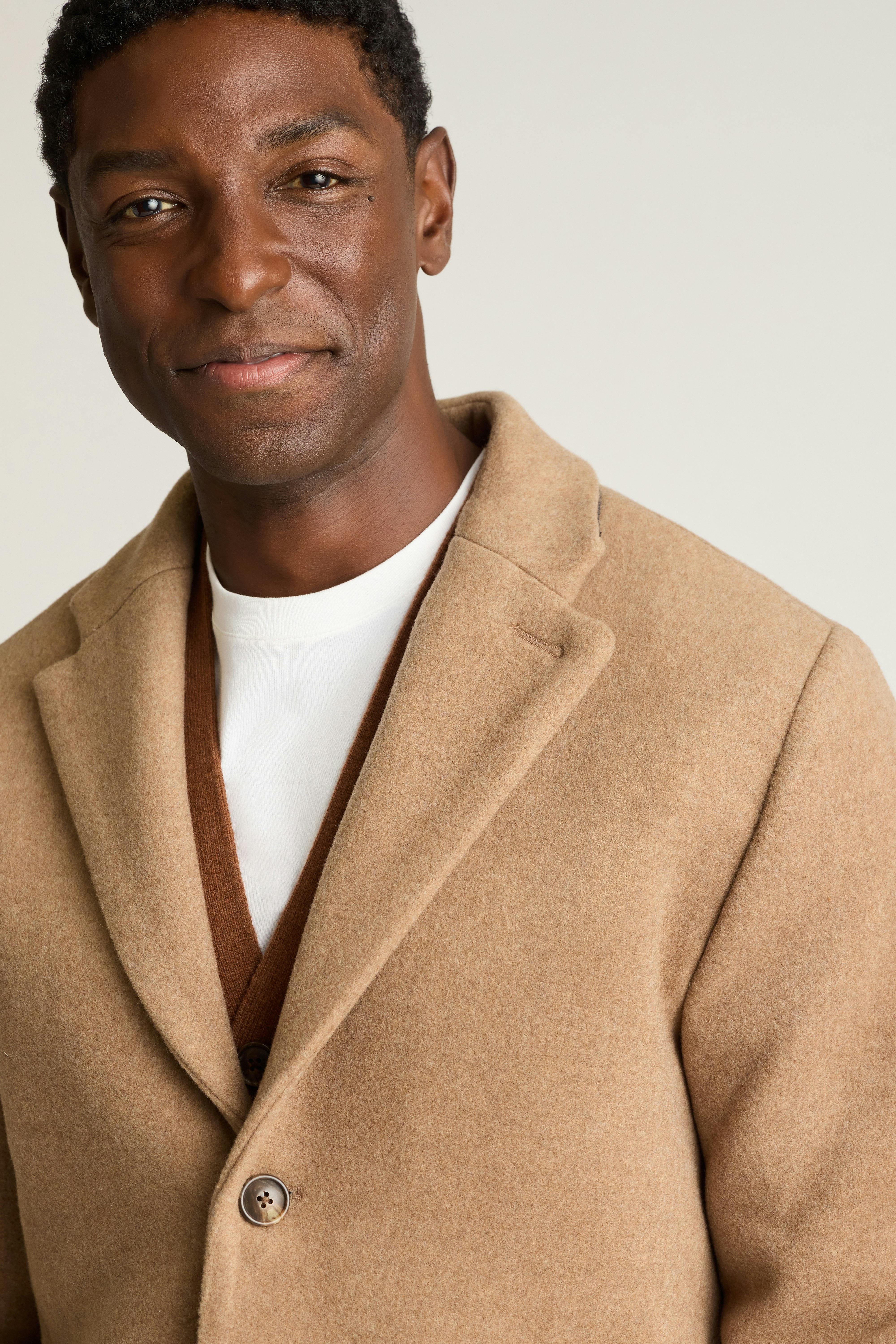 The Italian Wool Cashmere Topcoat camel