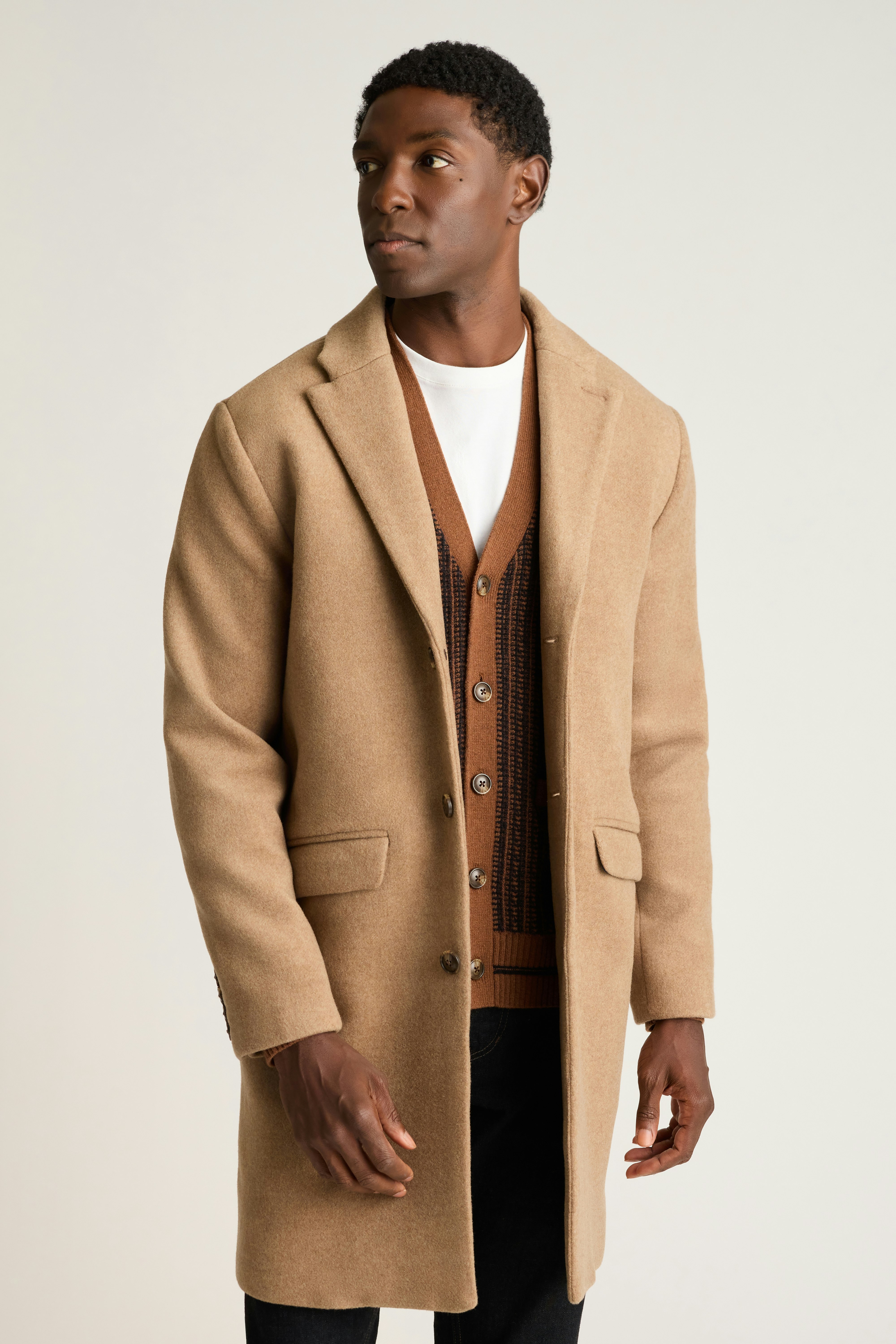 The Italian Wool Cashmere Topcoat camel