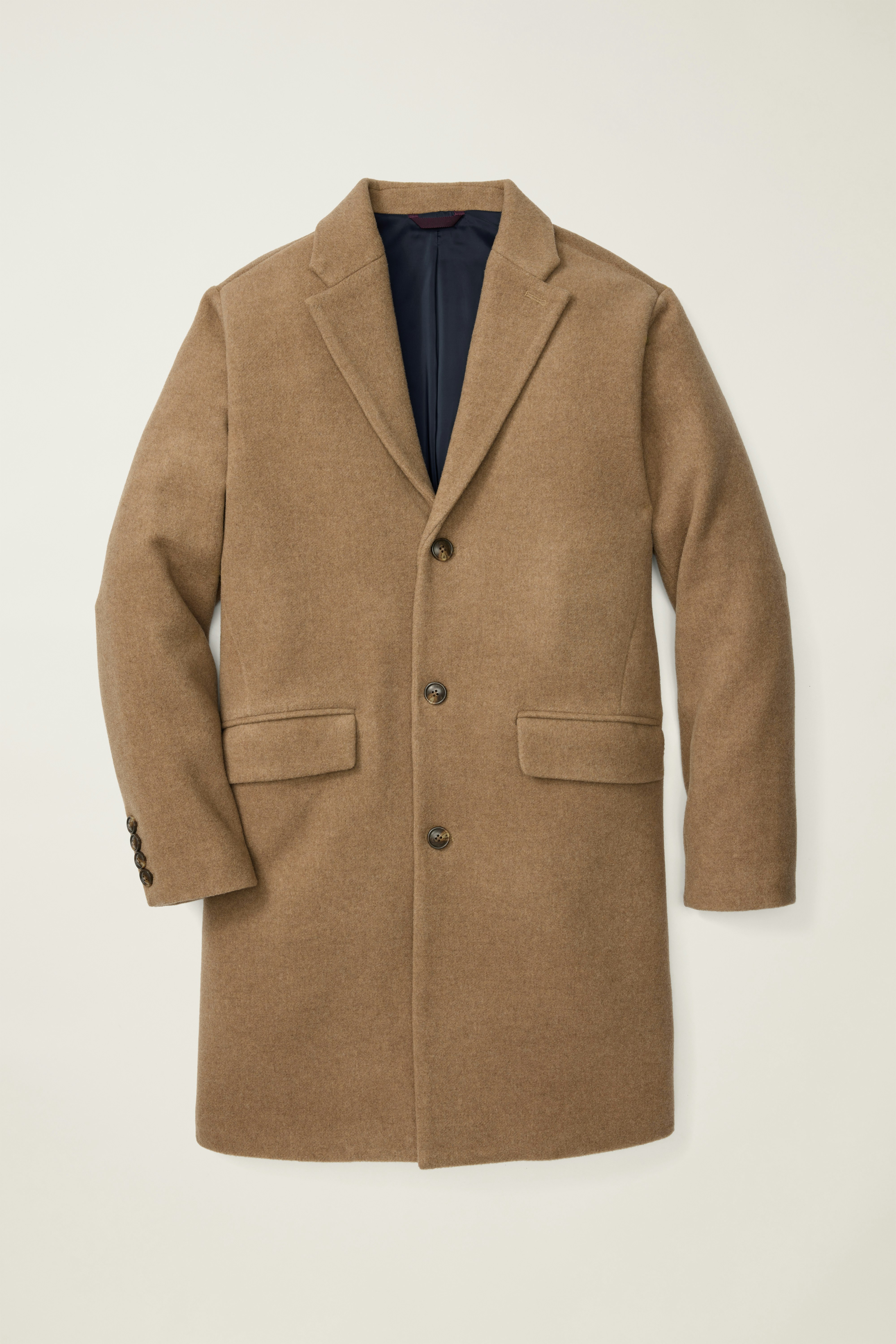 The Italian Wool Cashmere Topcoat camel