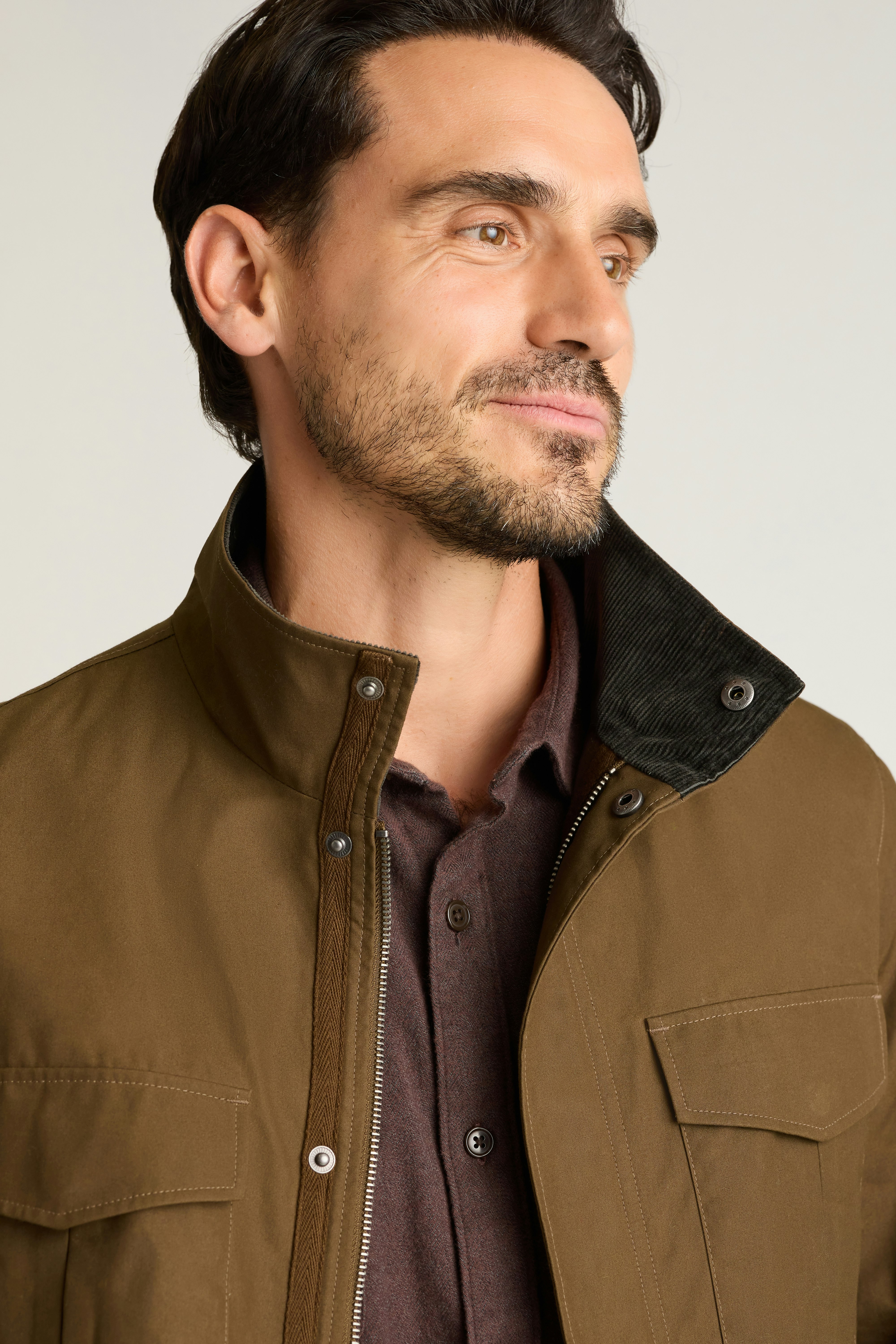 The British Waxed Field Jacket olive