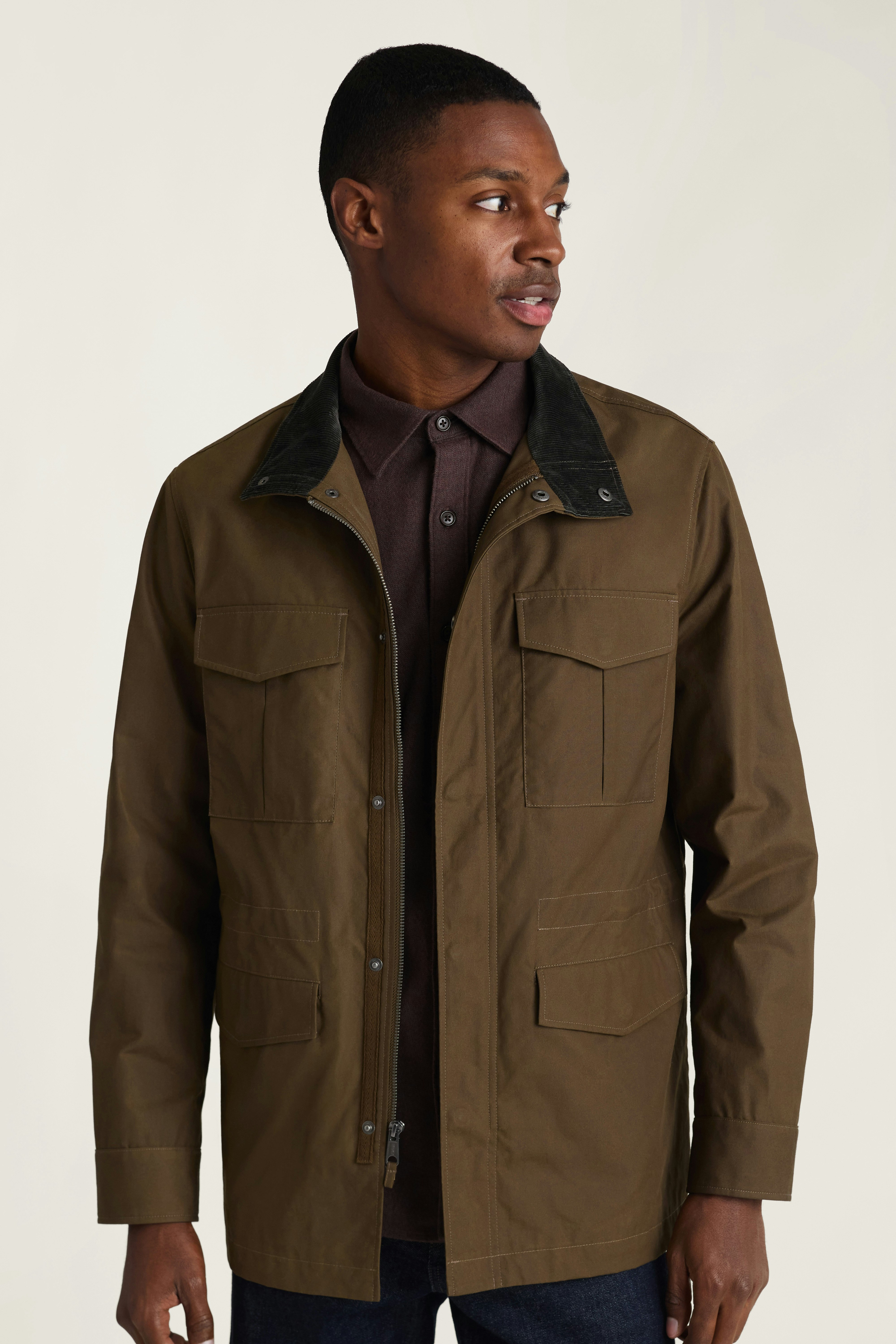 The British Waxed Field Jacket olive