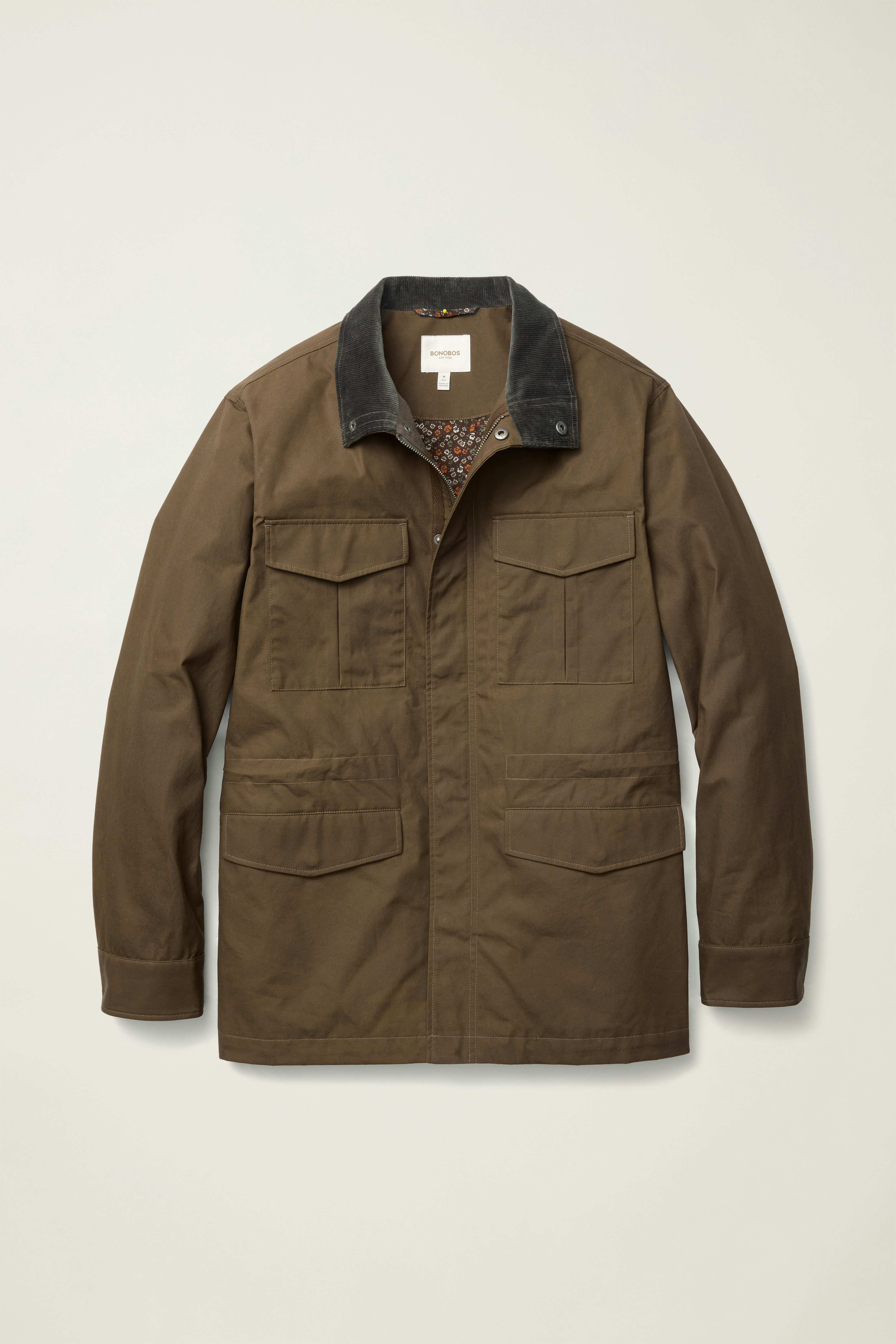 The British Waxed Field Jacket olive