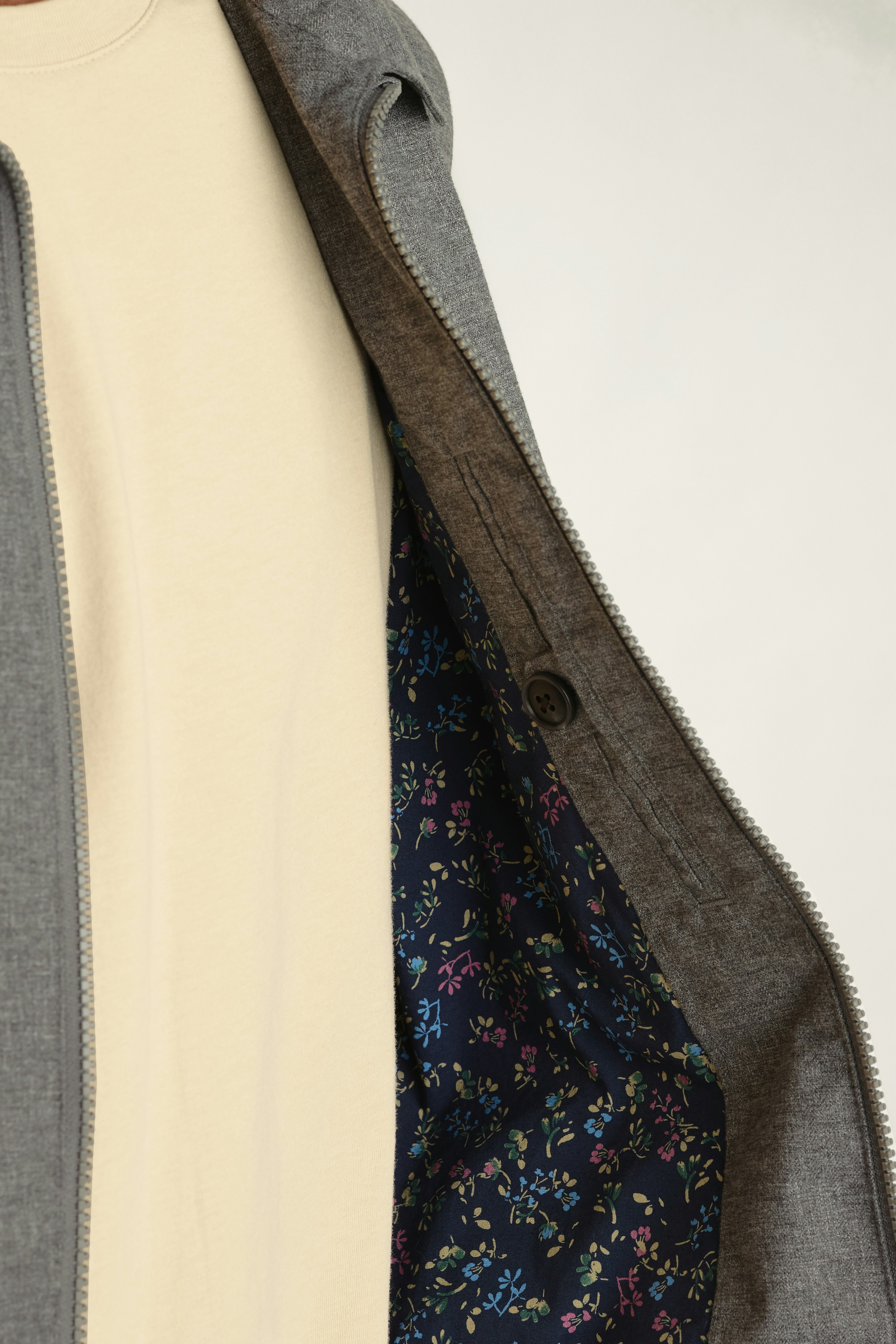 City Slimcker Jacket light grey melange