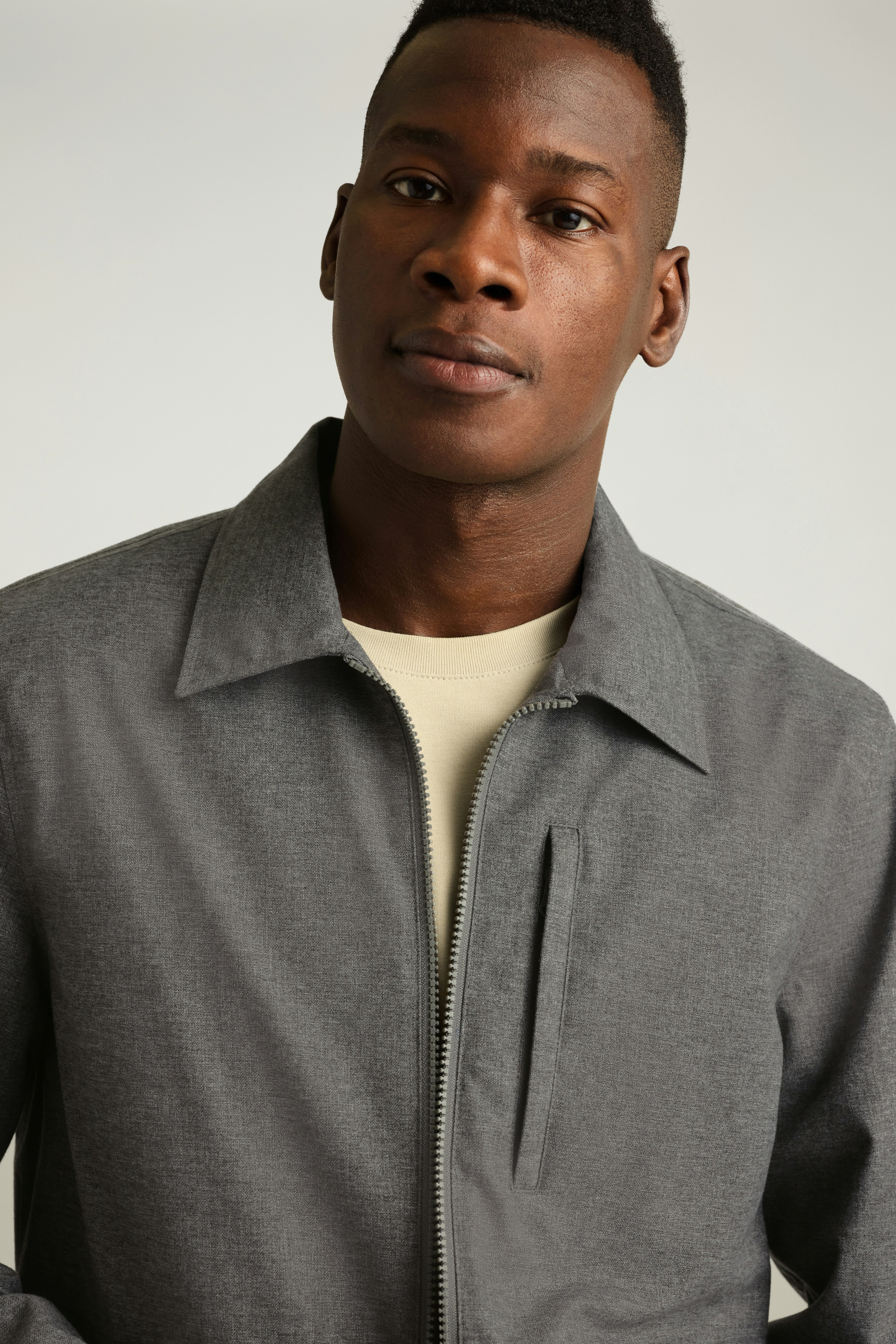 City Slimcker Jacket light grey melange