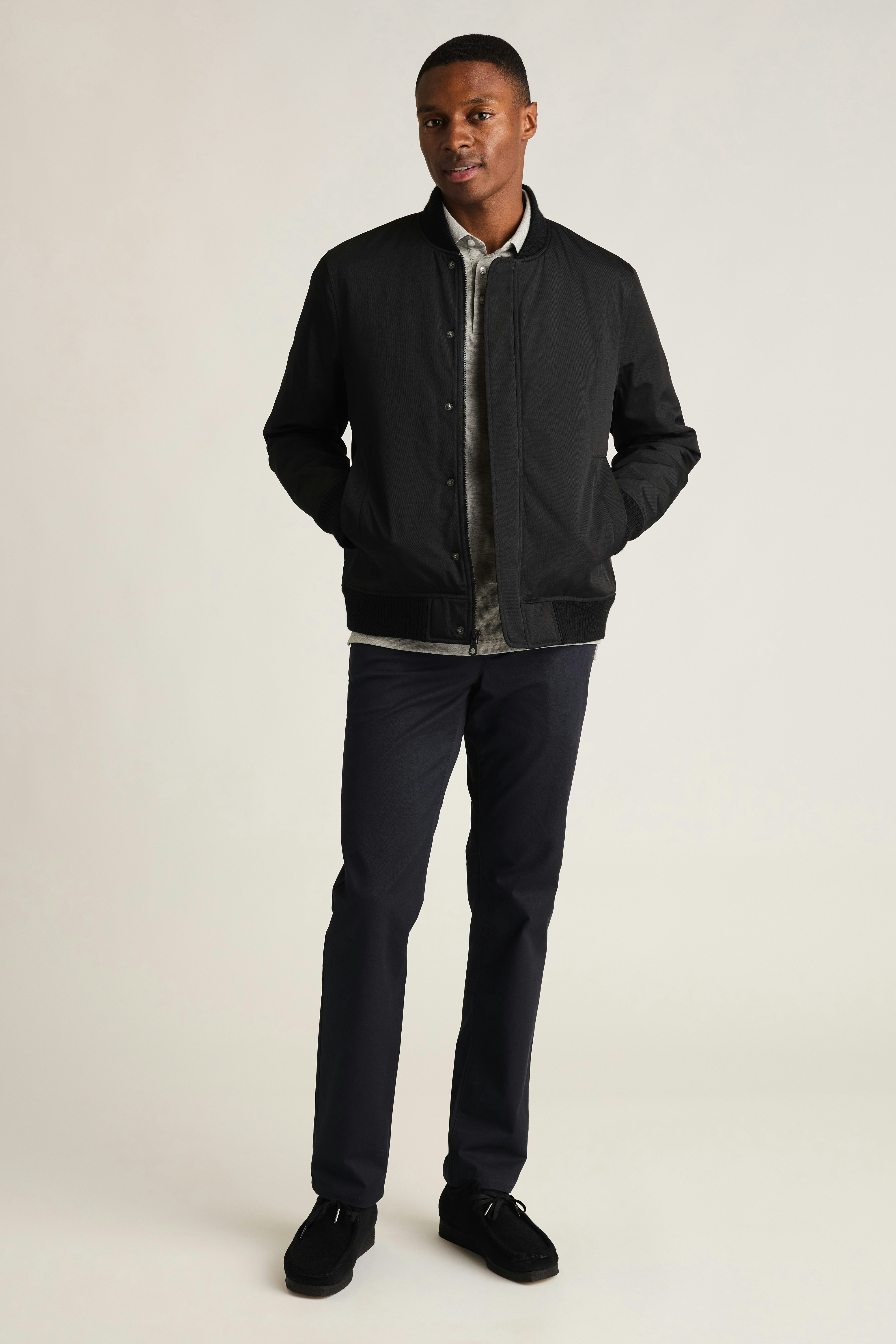 Filled Boulevard Bomber black