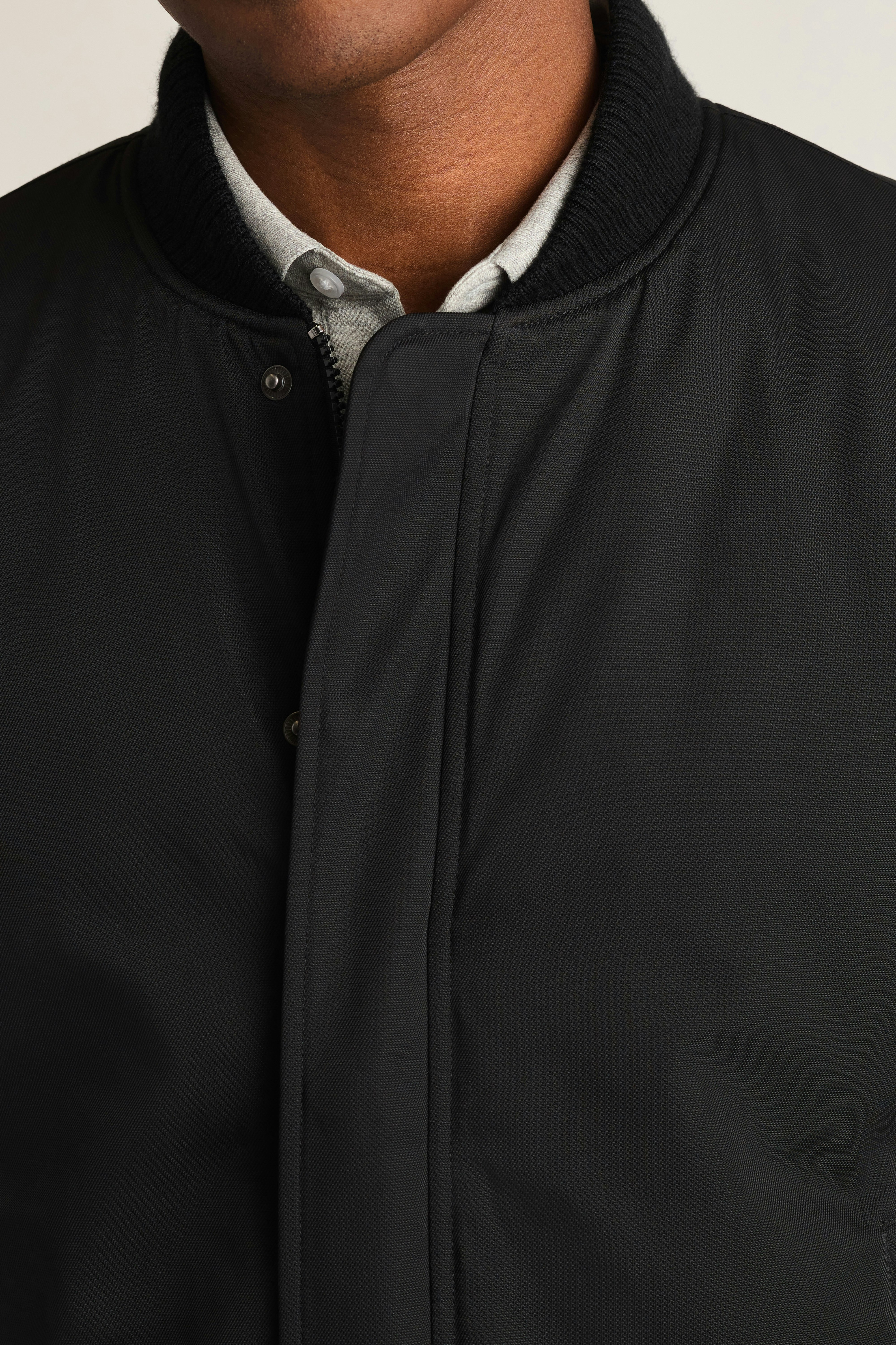 Filled Boulevard Bomber black