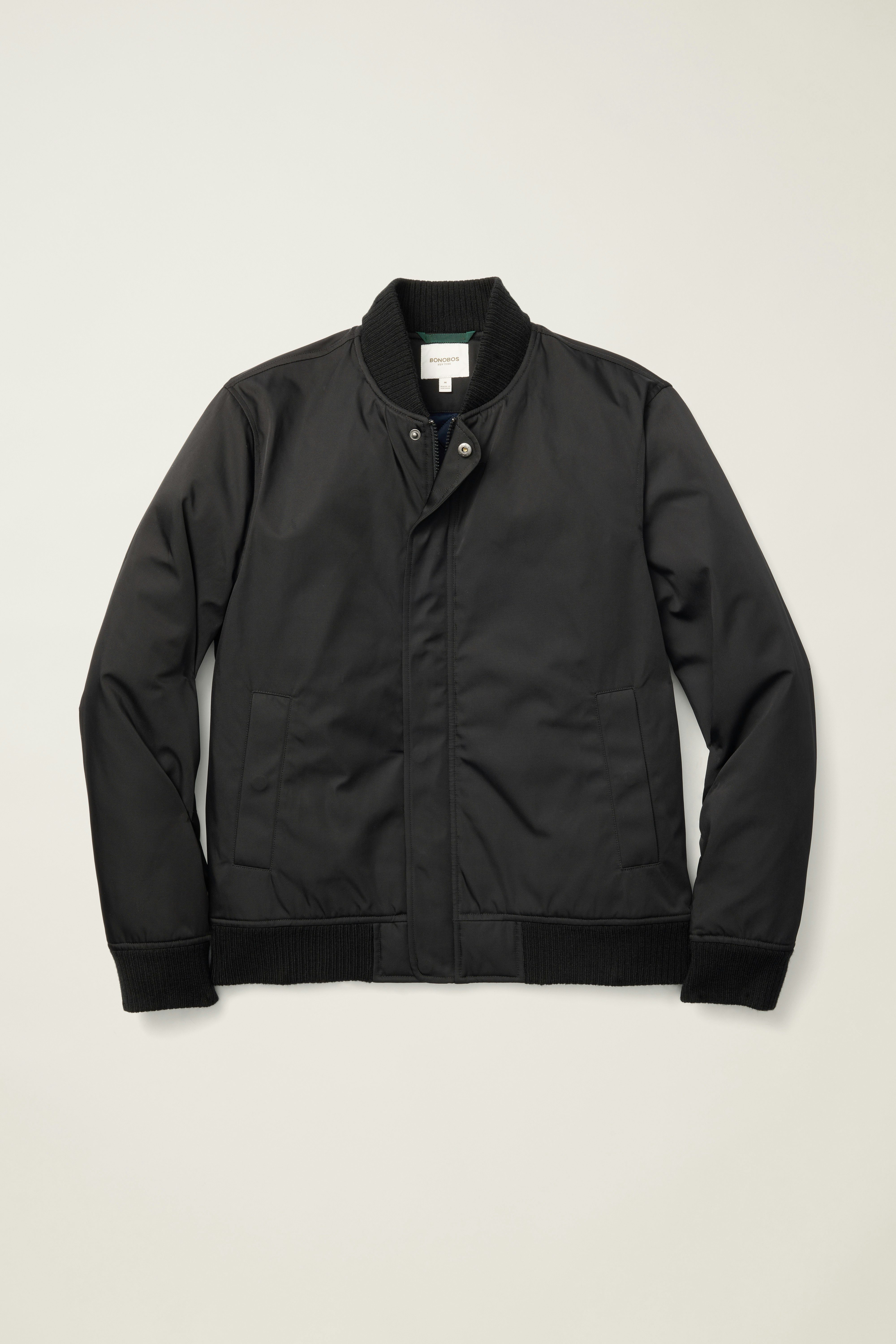 Filled Boulevard Bomber black