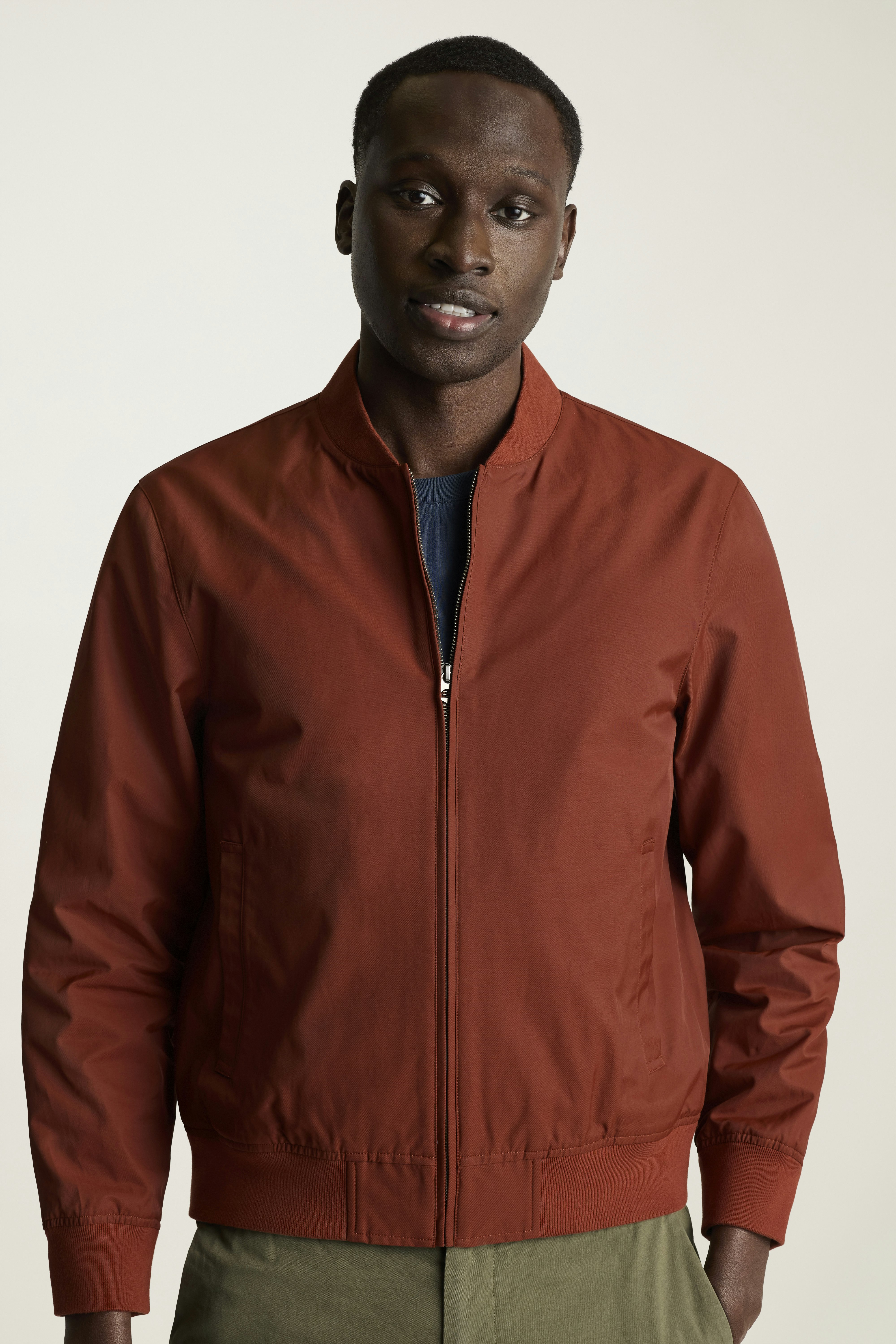 The Boulevard Bomber brandy brown