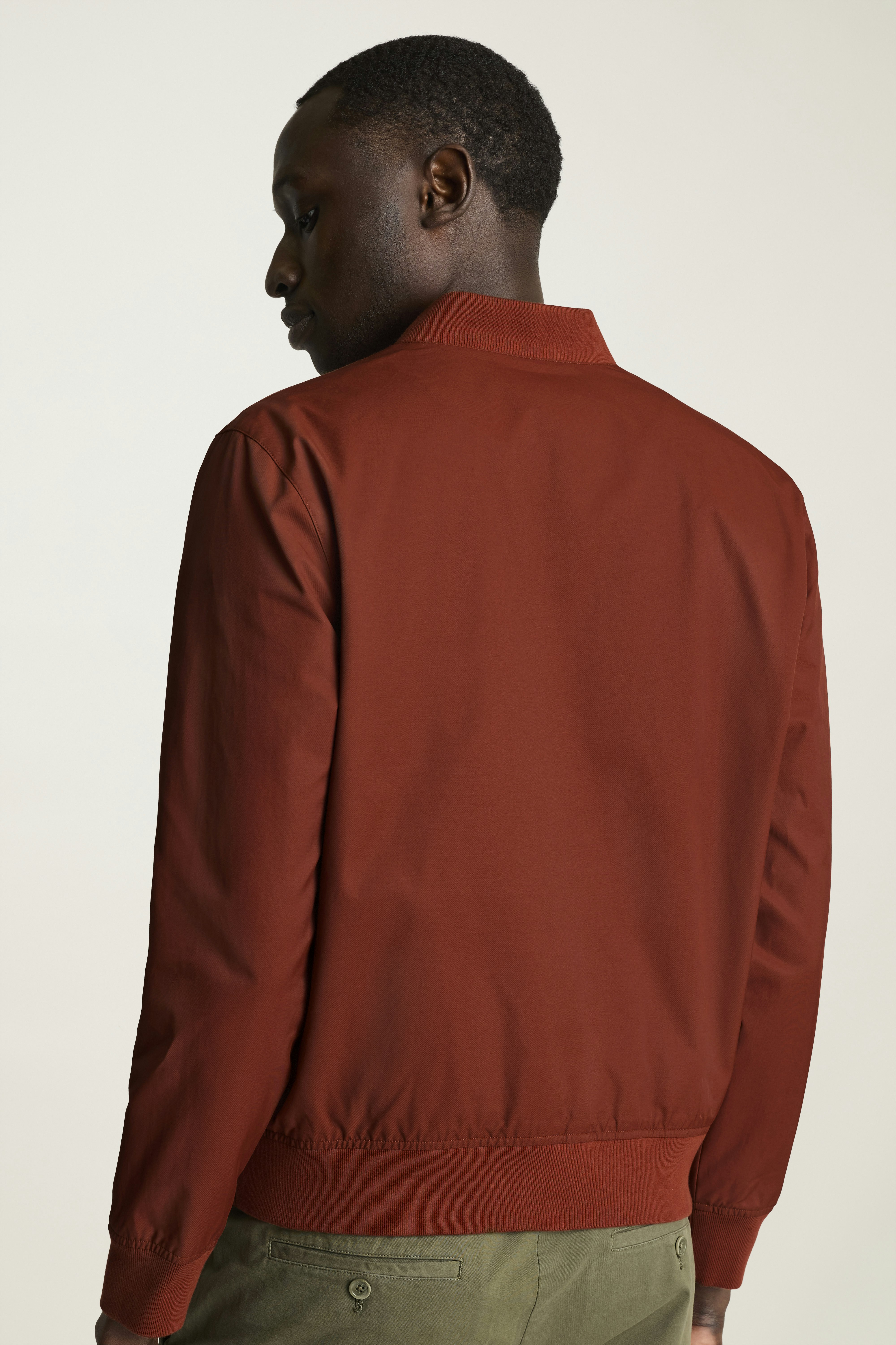 The Boulevard Bomber brandy brown