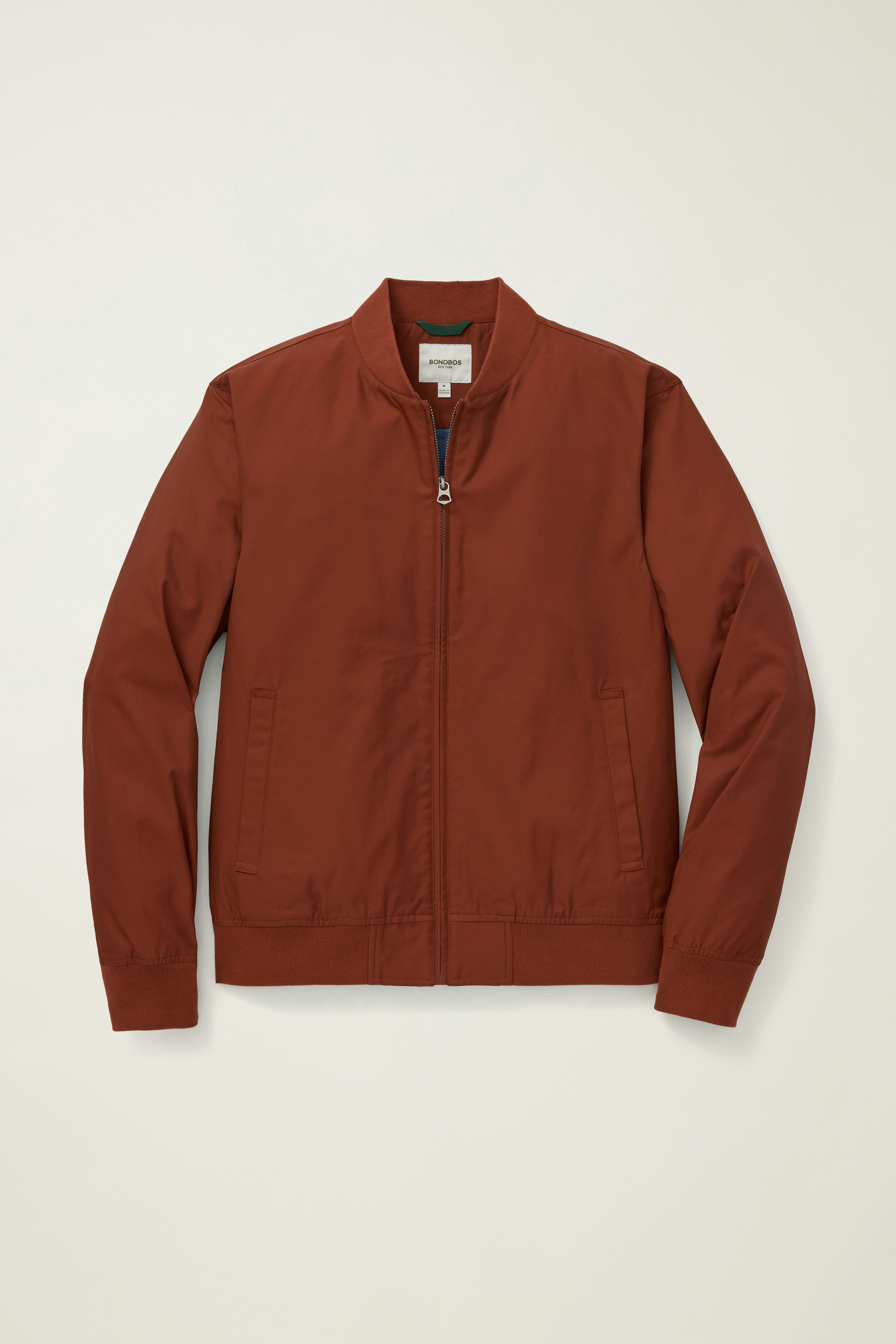 The Boulevard Bomber brandy brown