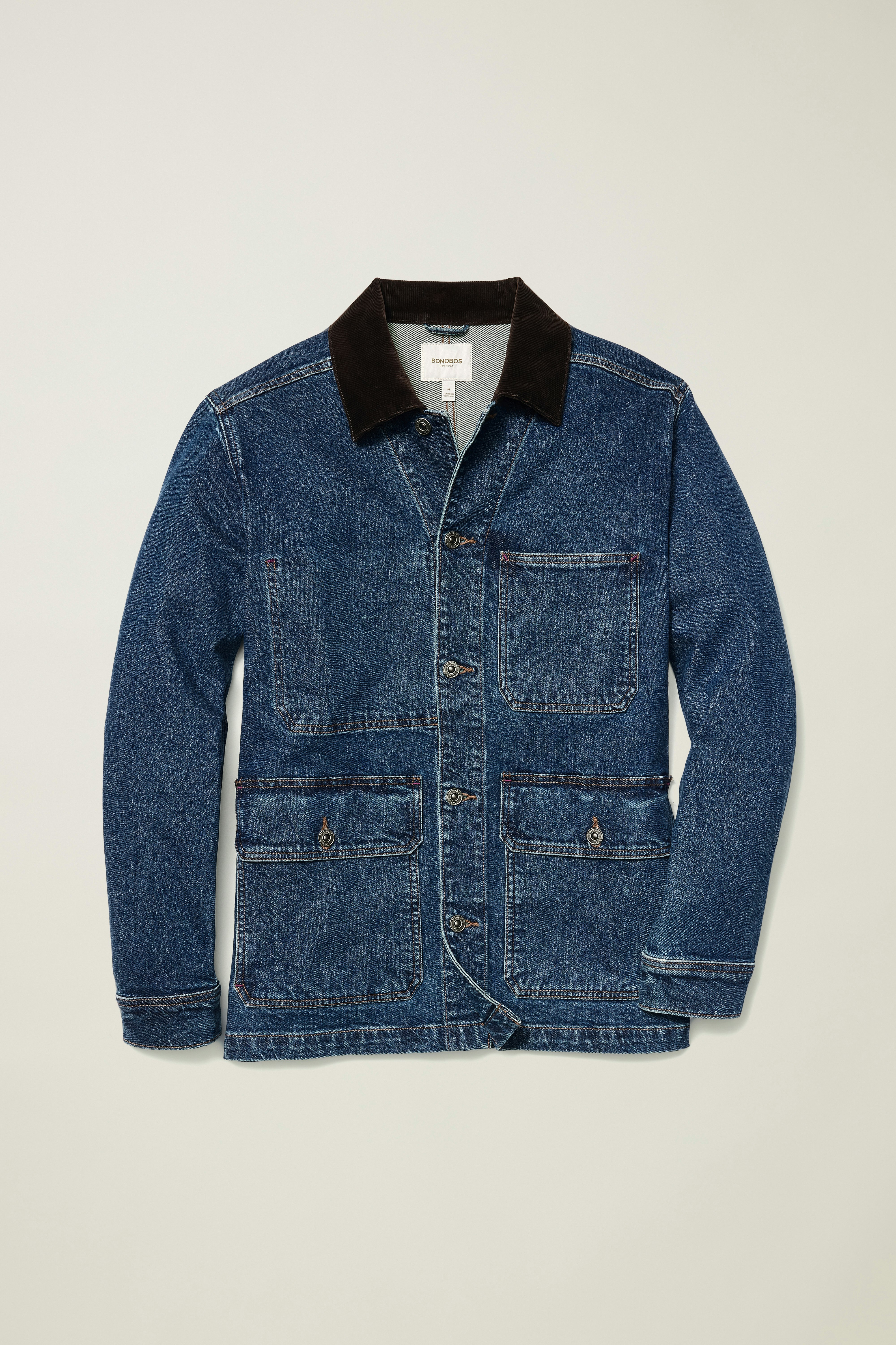 Gramercy Denim Beau Chore Jacket bronxville blue wash