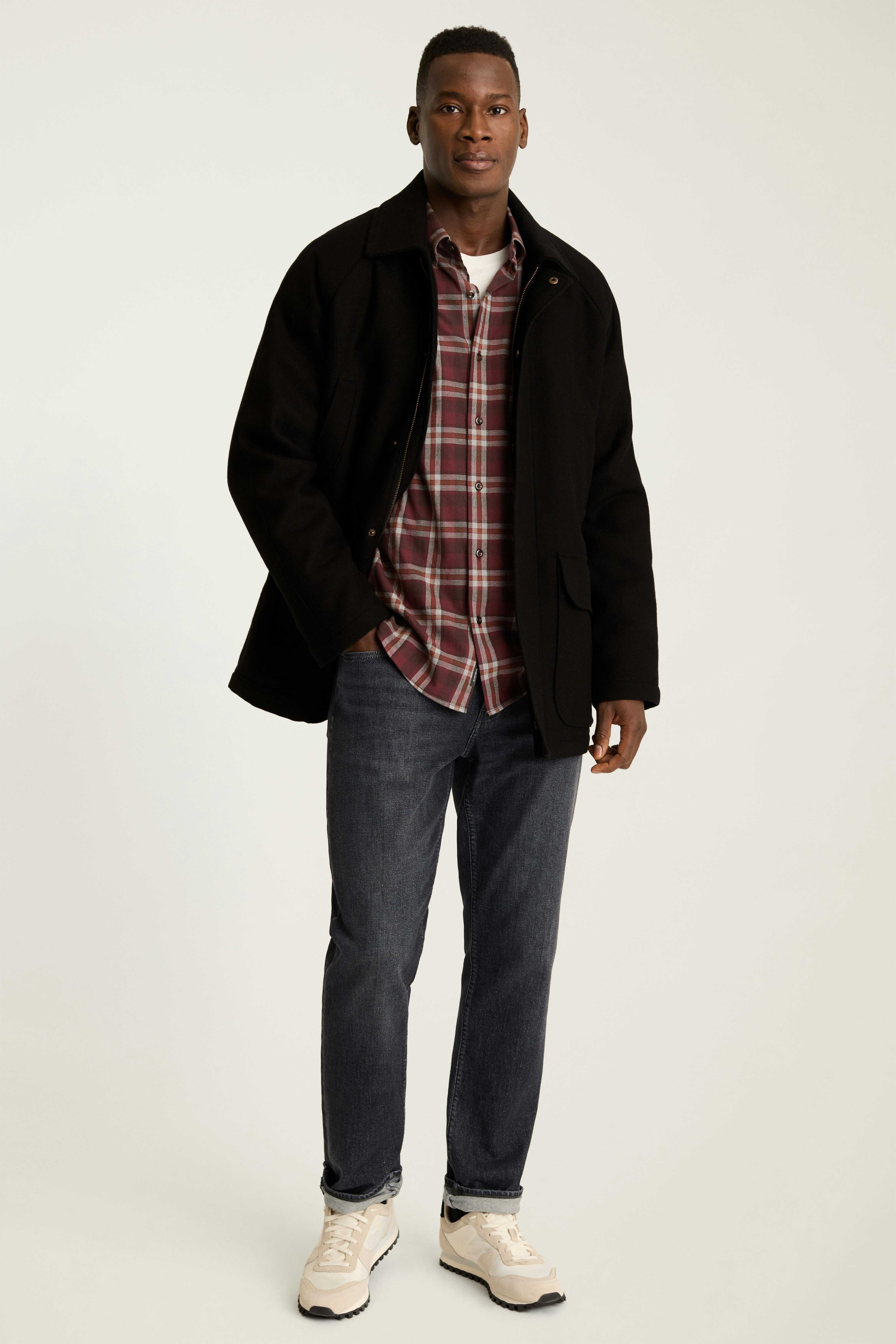 The Italian Wool Field Jacket black