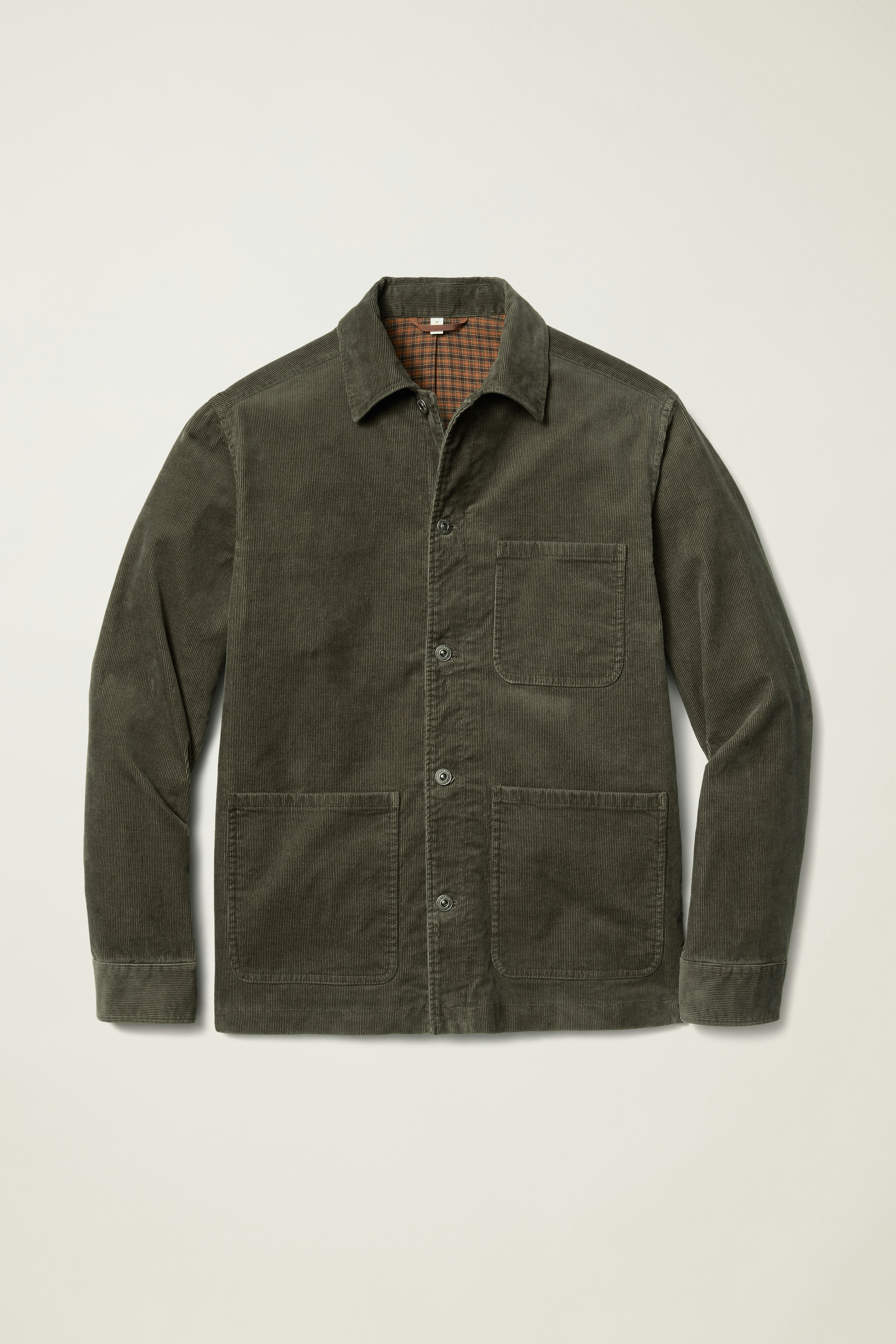 Cord Beau Chore Jacket deep forest green