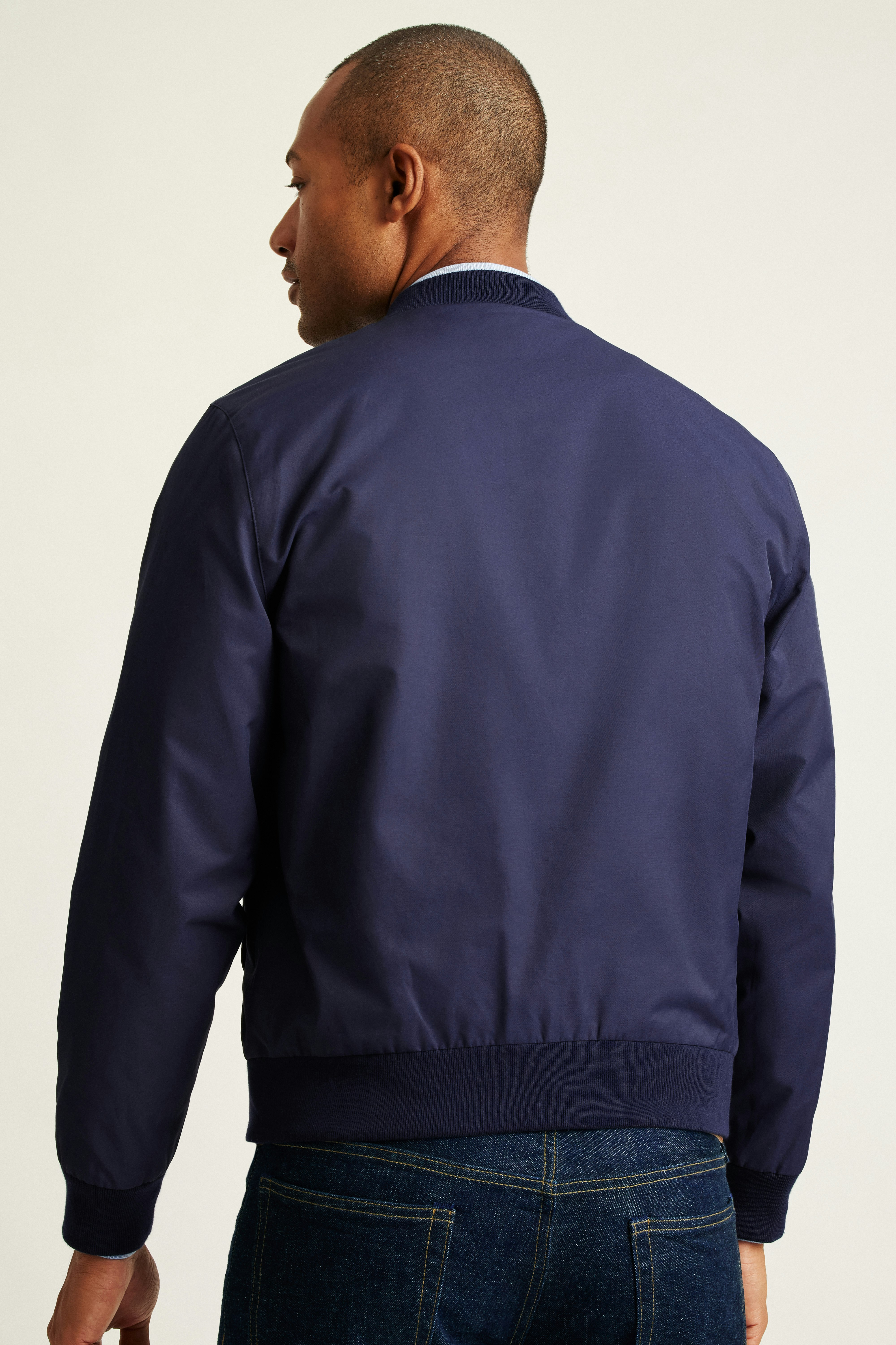 The Boulevard Bomber maritime blue