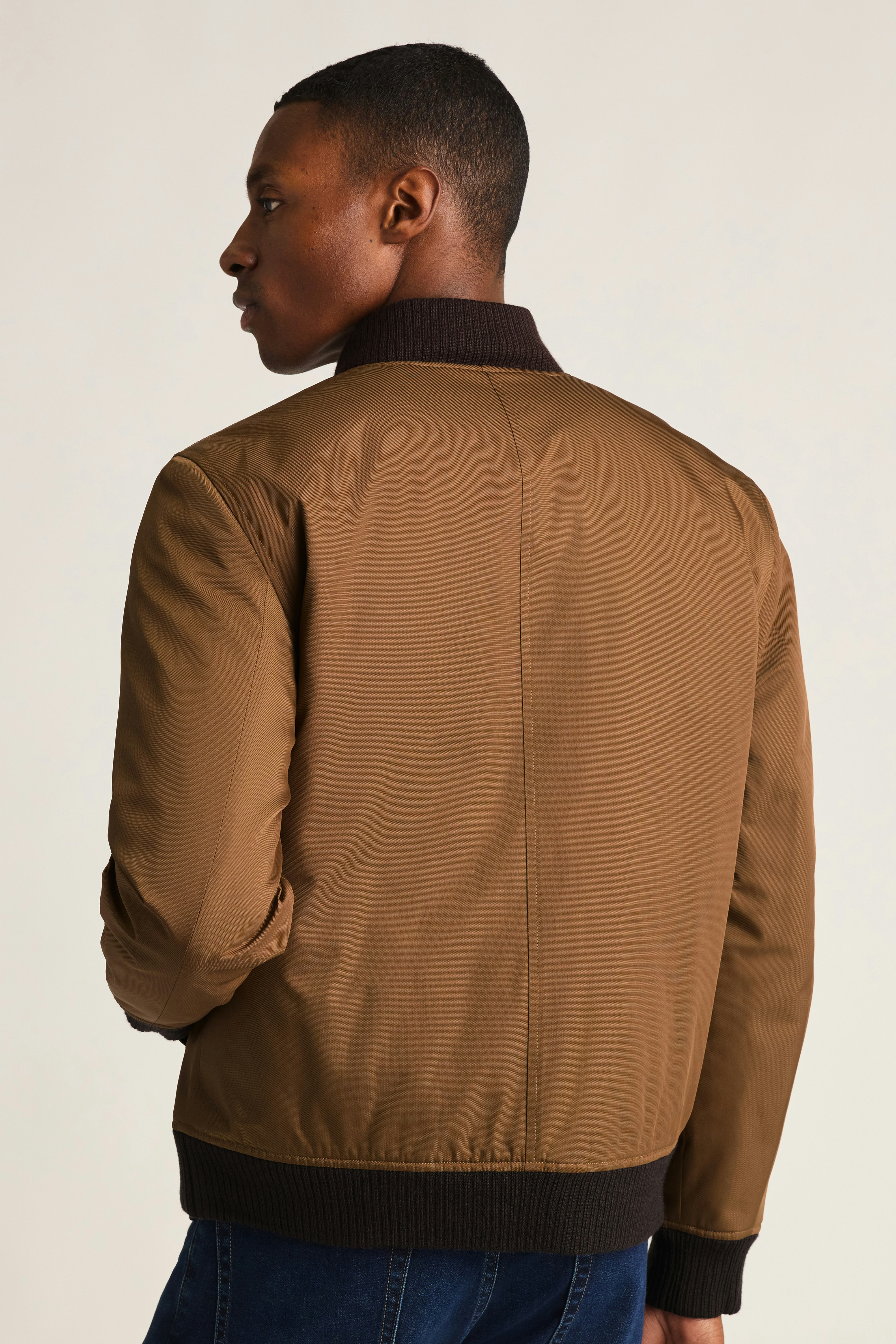 Filled Boulevard Bomber chestnut