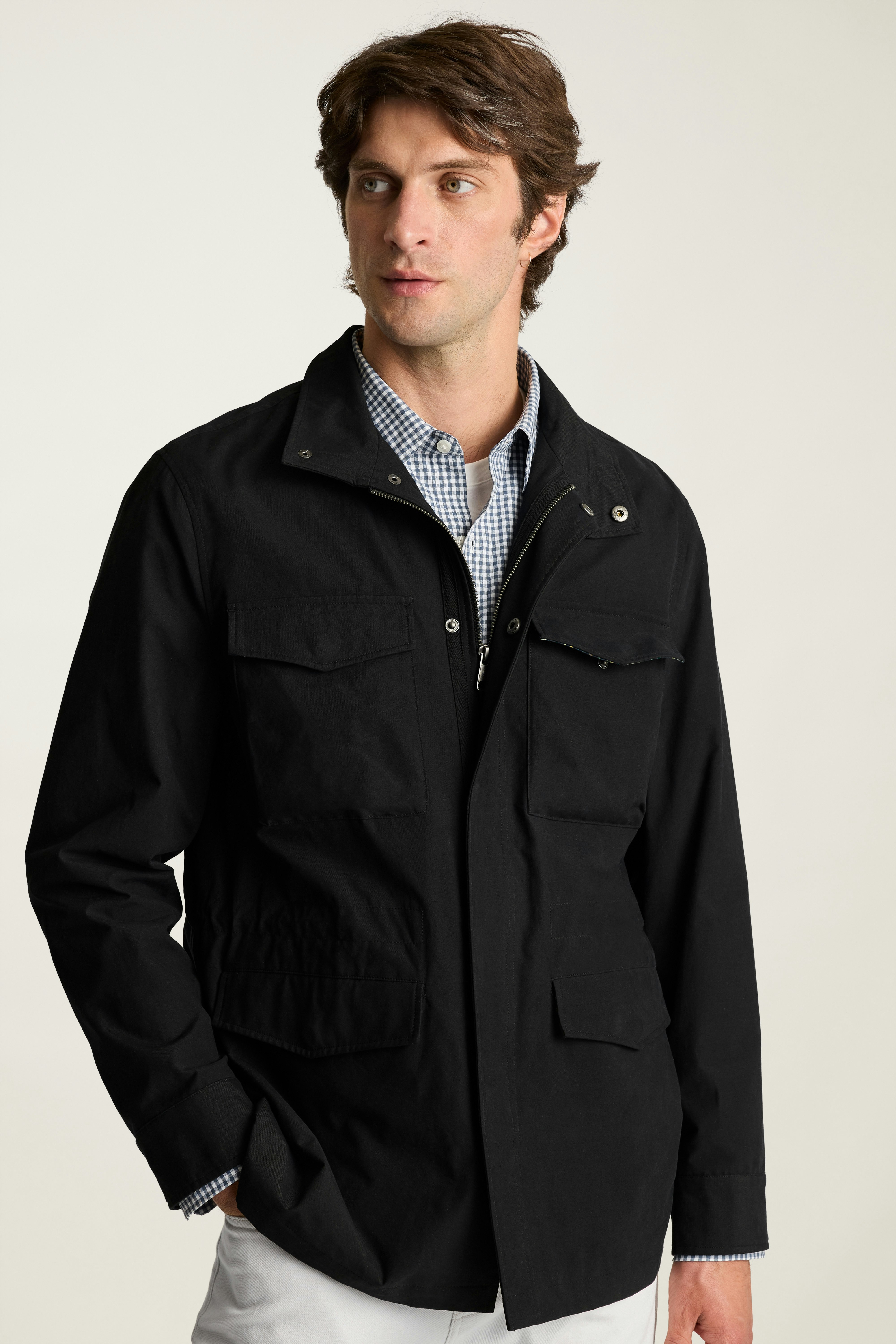 The Tech Utility Jacket jet black