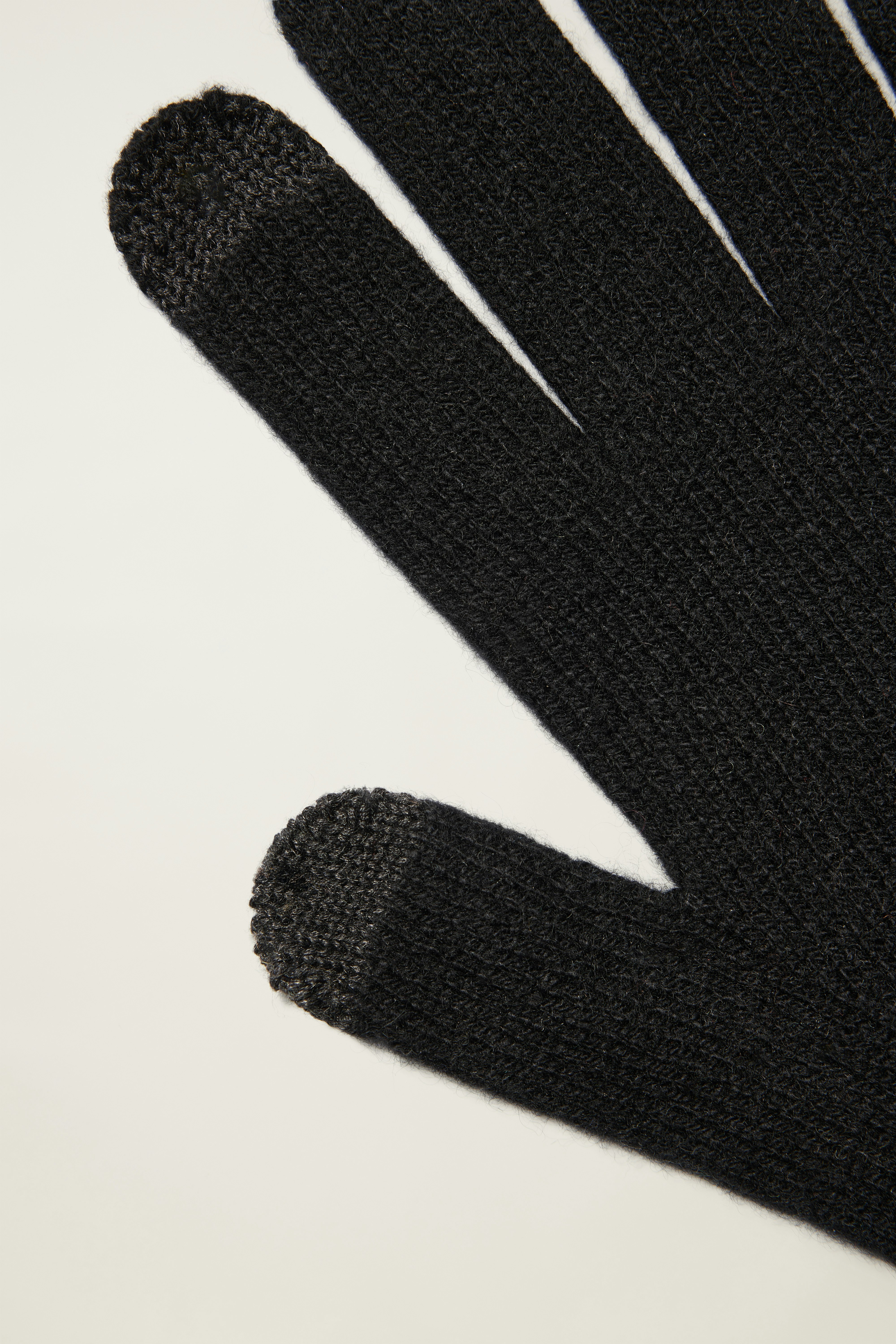 Italian Cashmere Gloves black