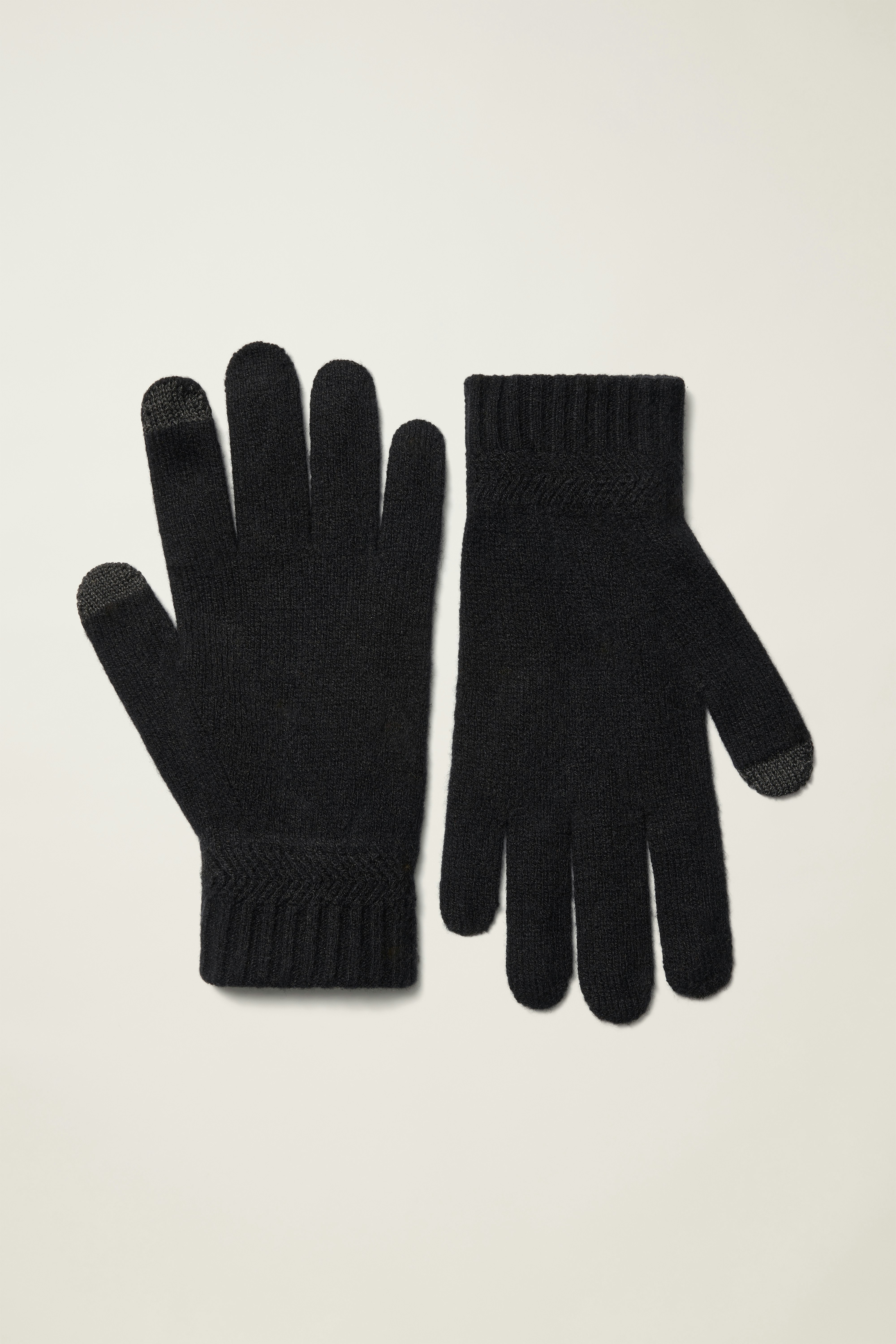 Italian Cashmere Gloves black