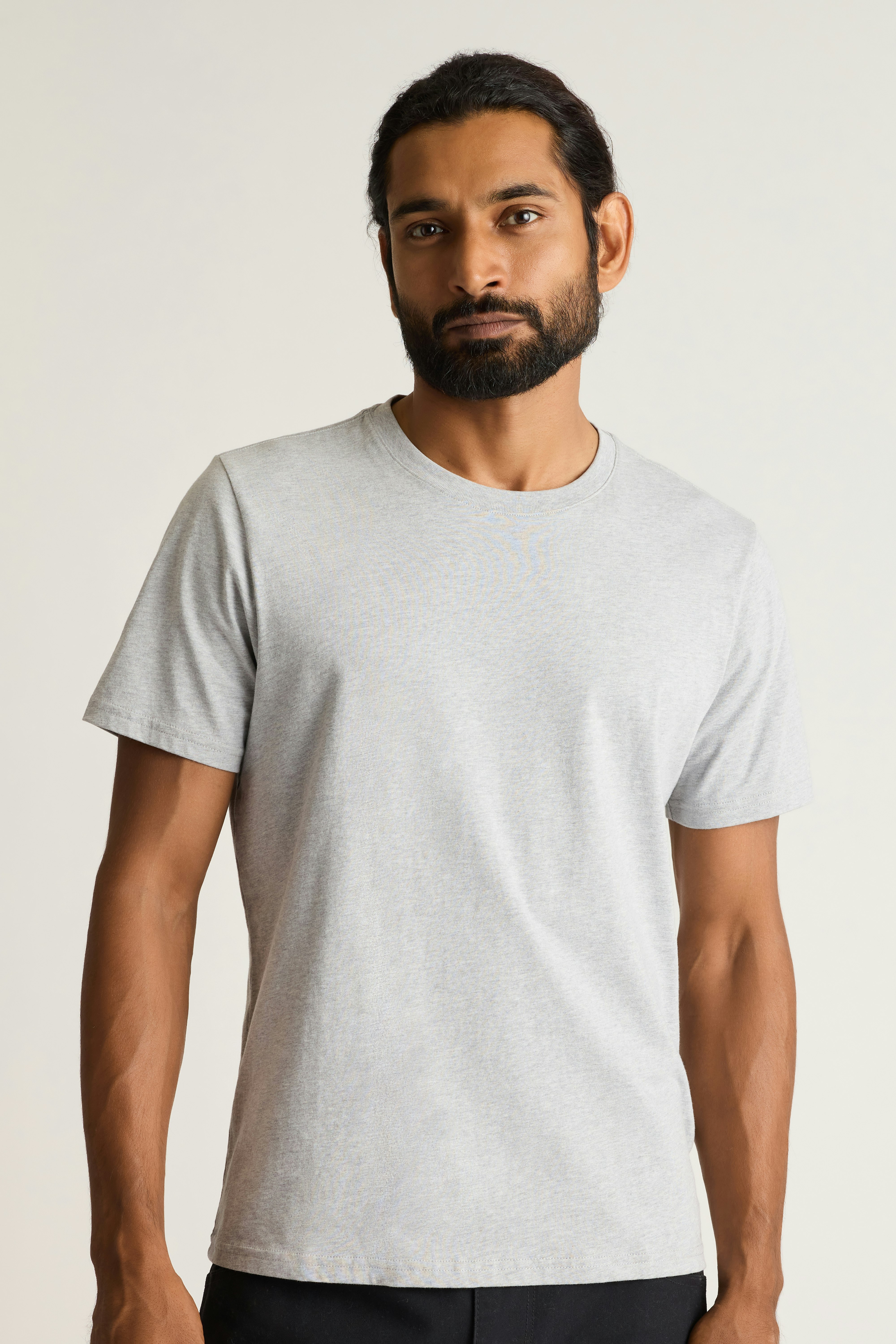 Forever Soft Cotton Tee heather grey