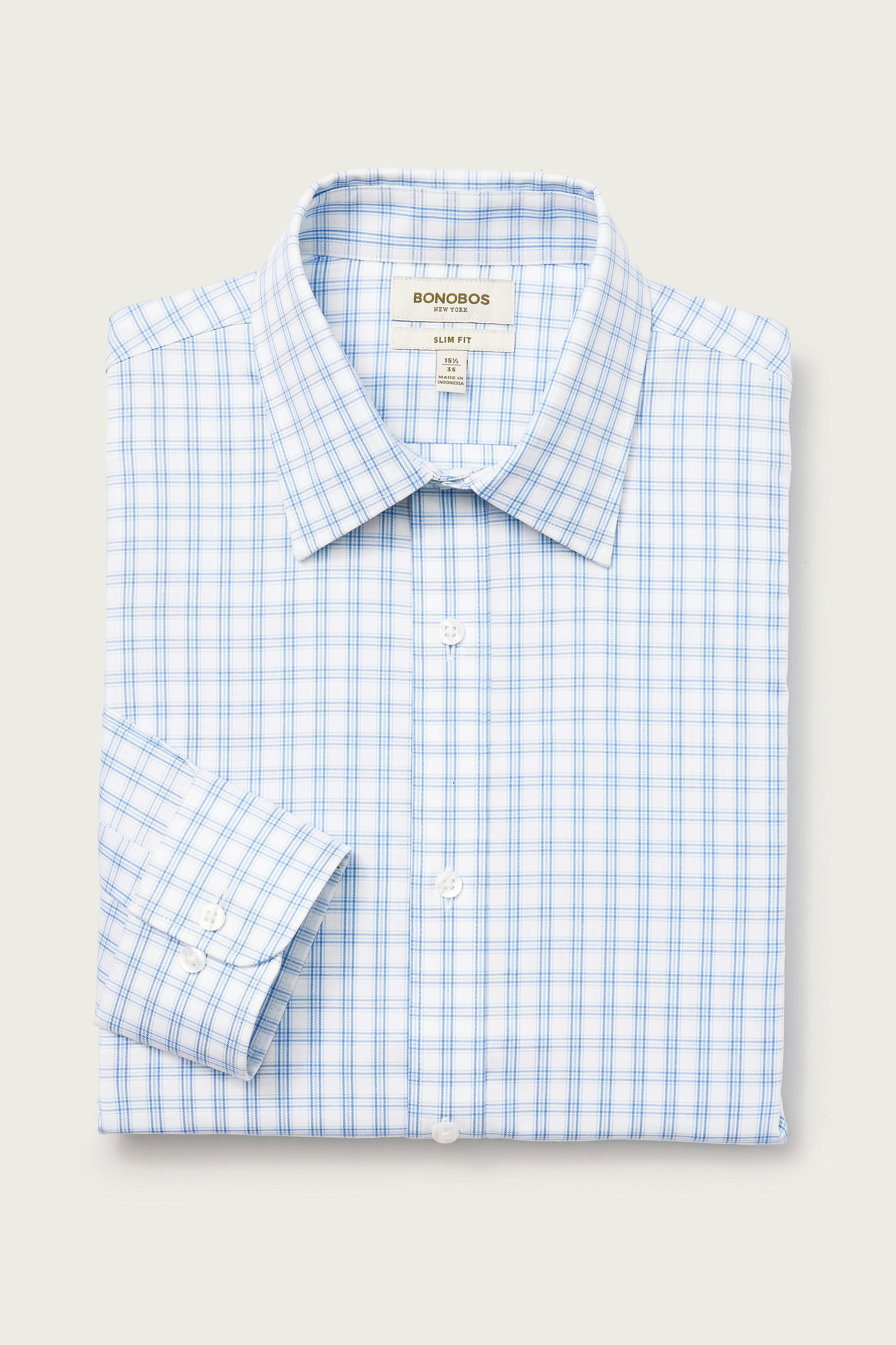 Weekday Warrior Dress Shirt blue haller check