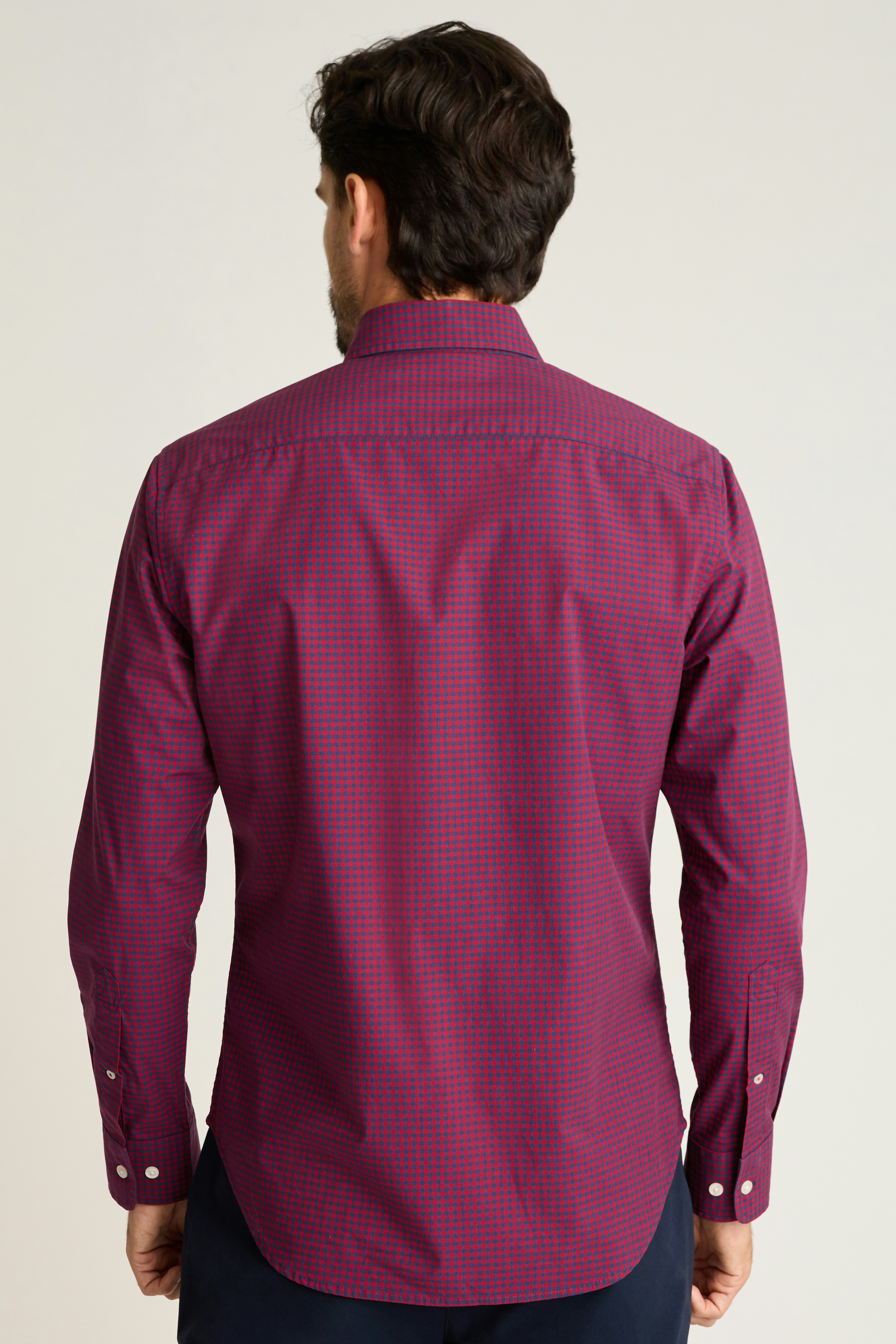 Everyday Shirt navy red gingham