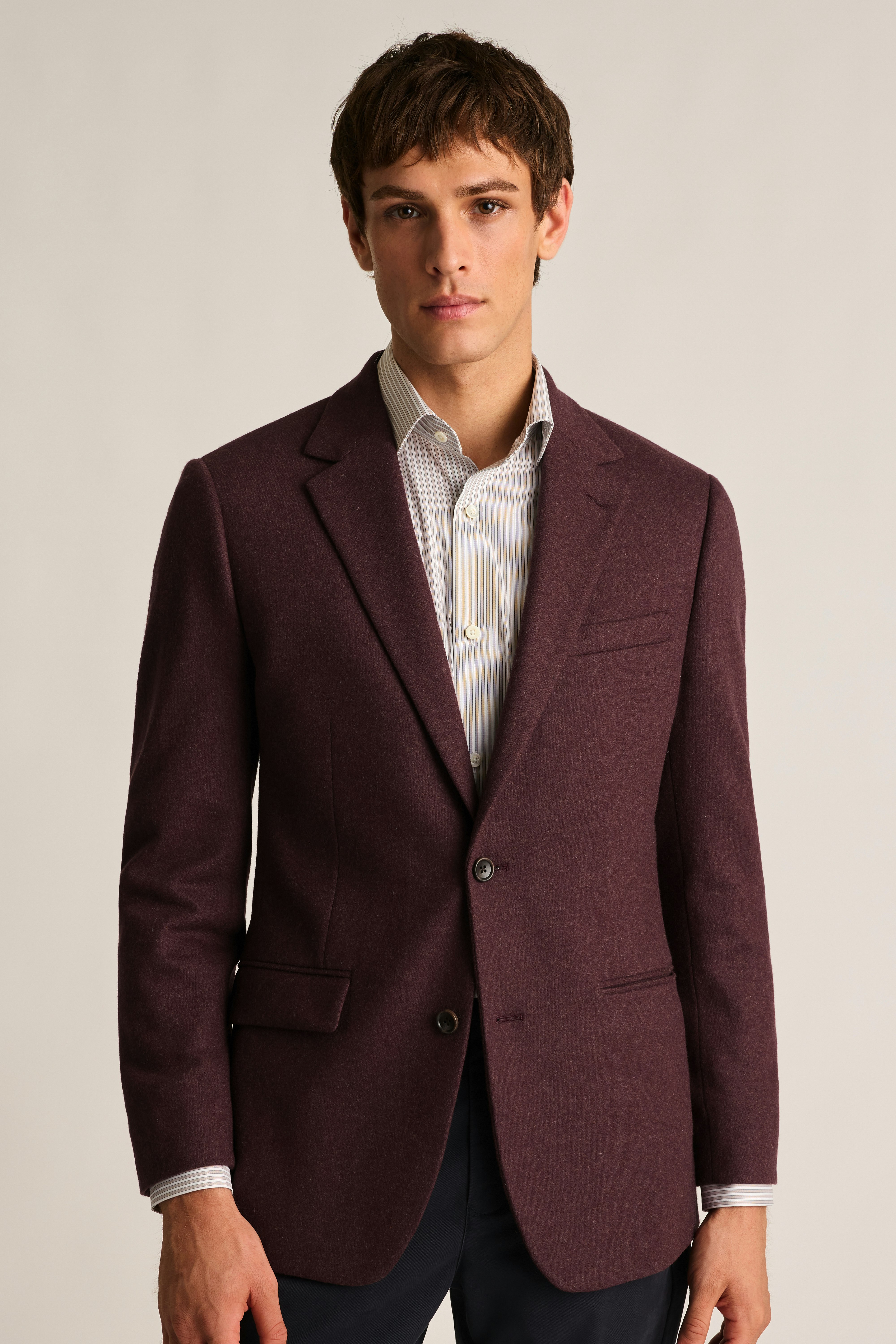Jetsetter Knit Blazer burgundy