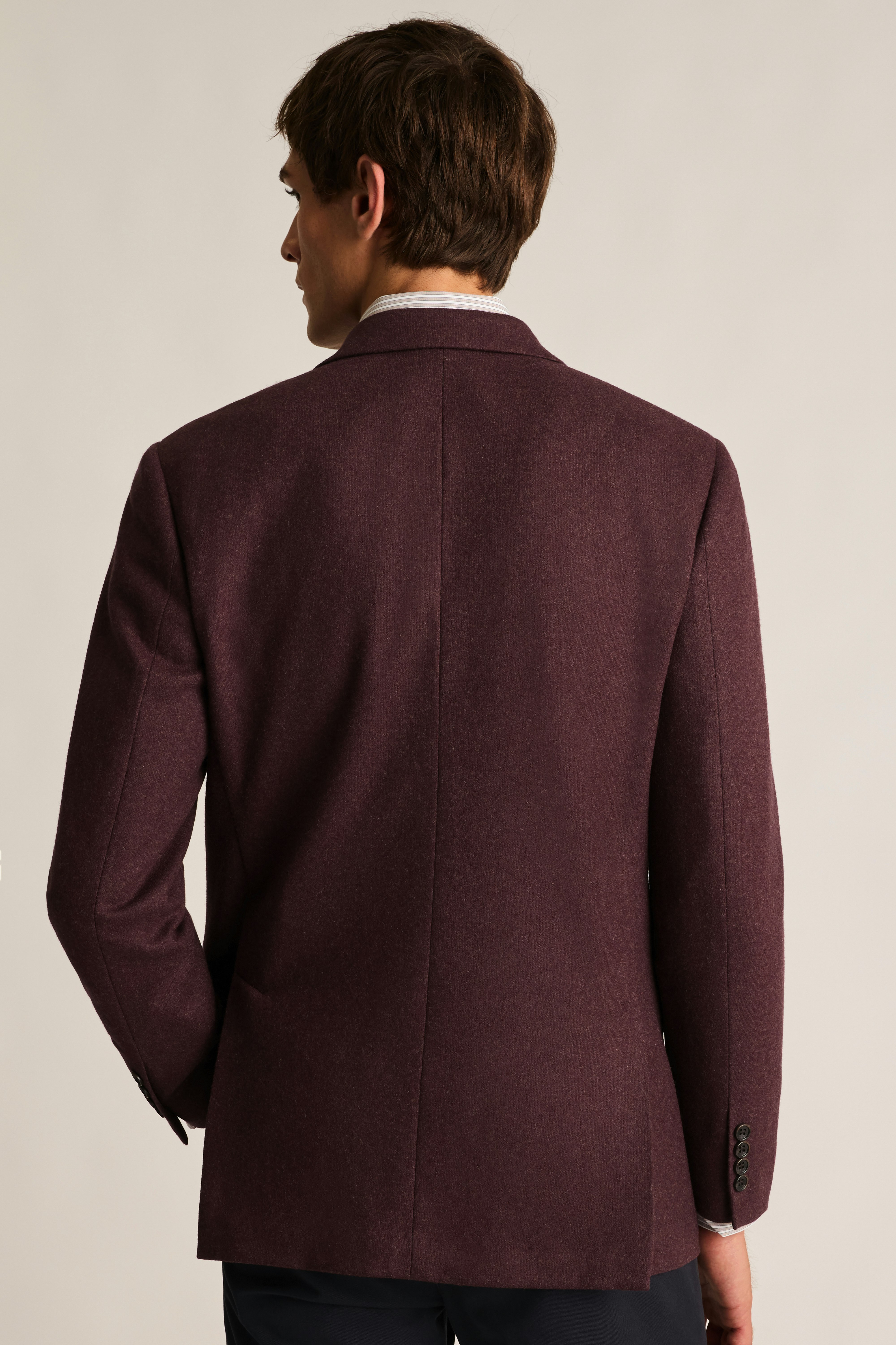 Jetsetter Knit Blazer burgundy