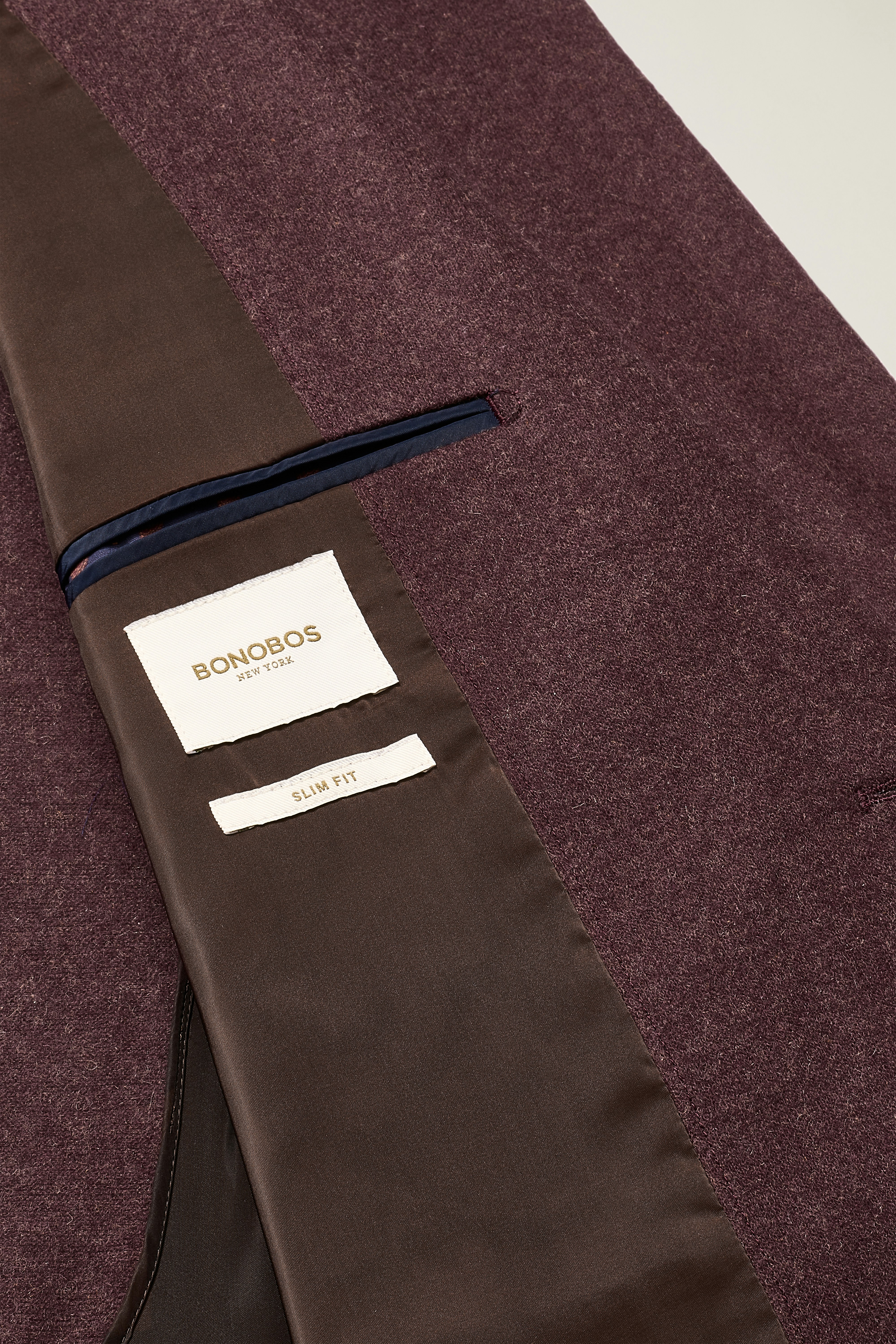 Jetsetter Knit Blazer burgundy