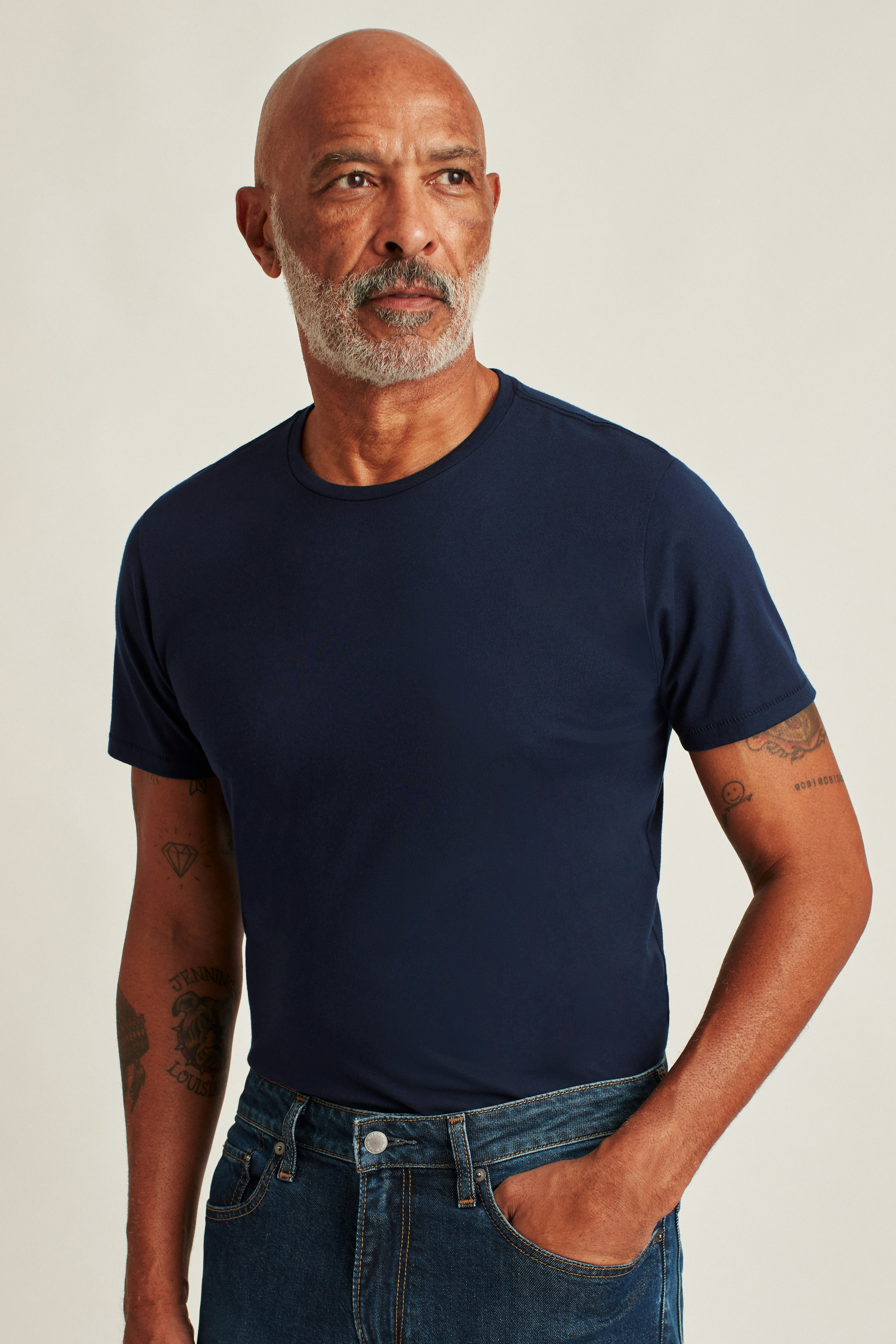 Pima Performance Tee navy