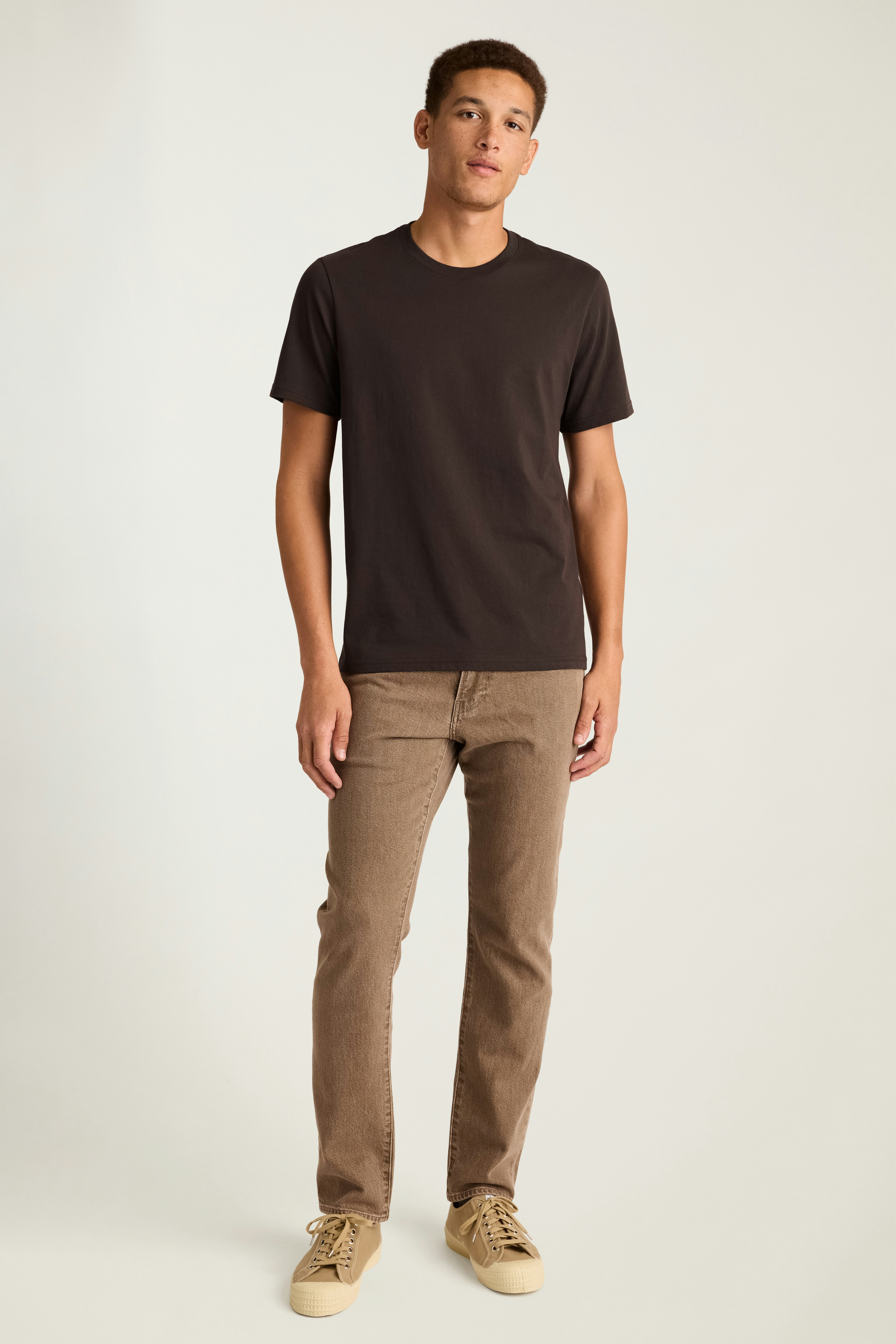 Forever Soft Cotton Tee chocolate brown