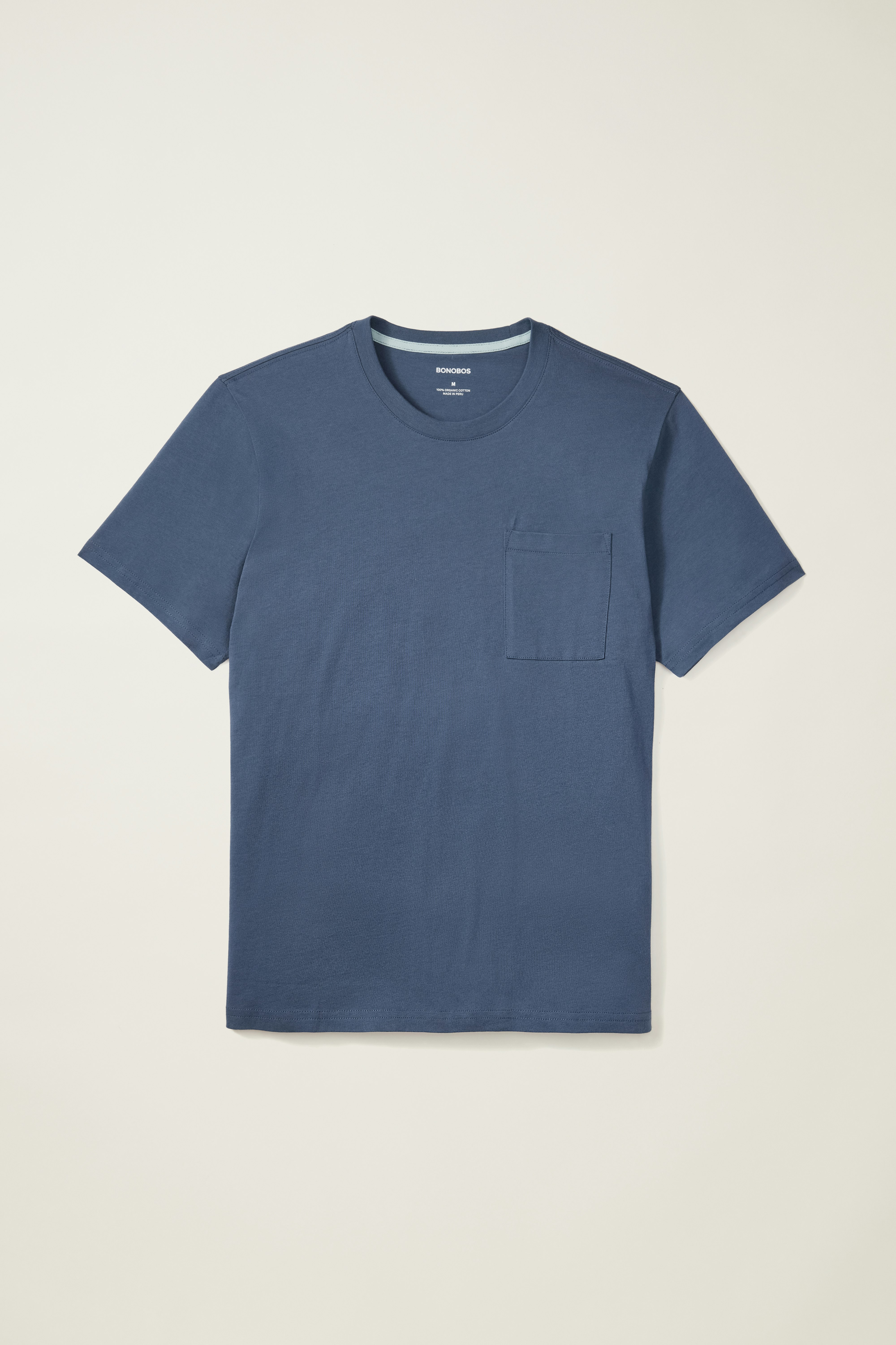 Forever Soft Cotton Pocket Tee bright navy