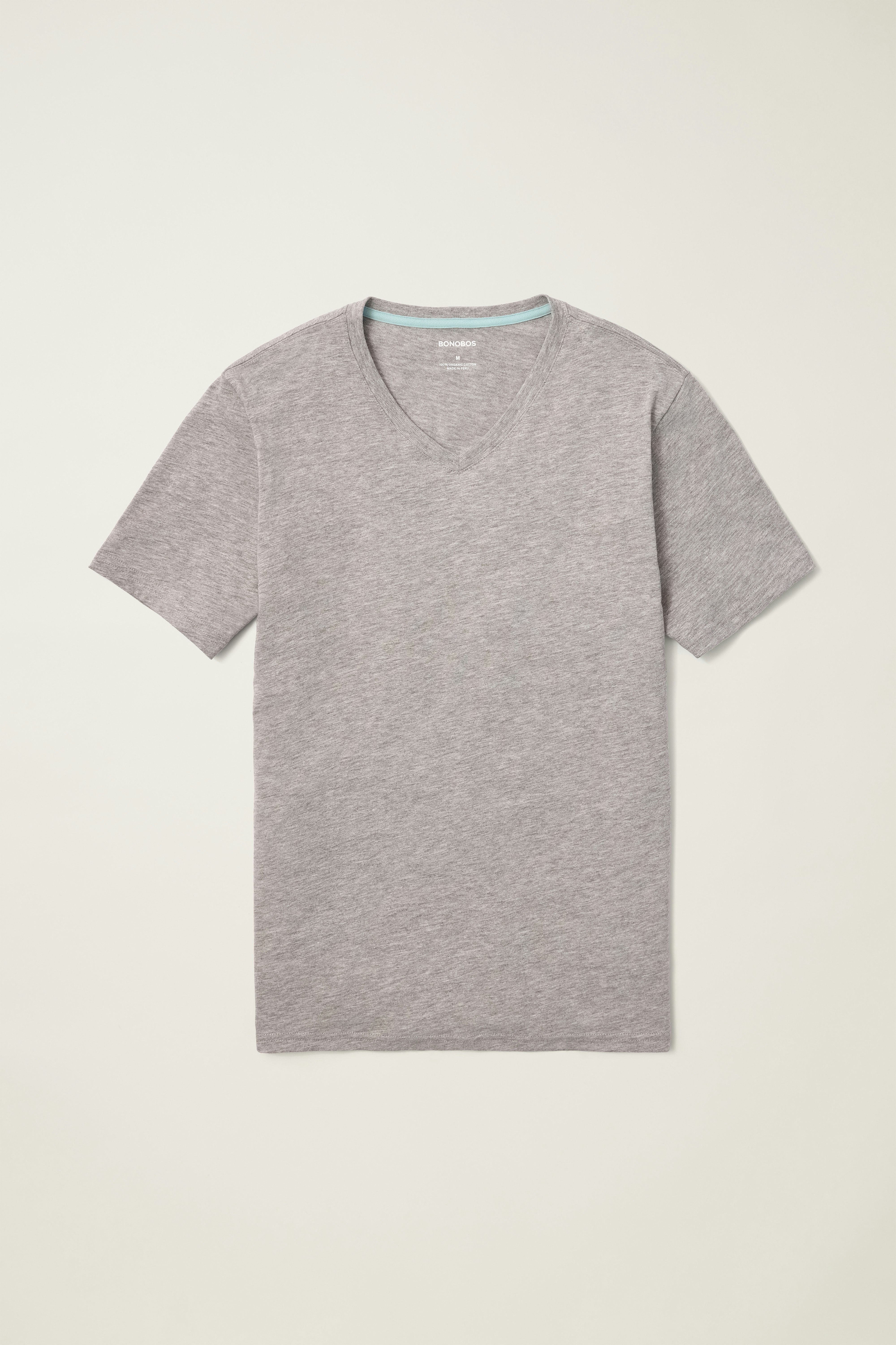 Forever Soft Cotton V-Neck Tee heather grey 5 Forever Soft Cotton V-Neck Tee heather grey