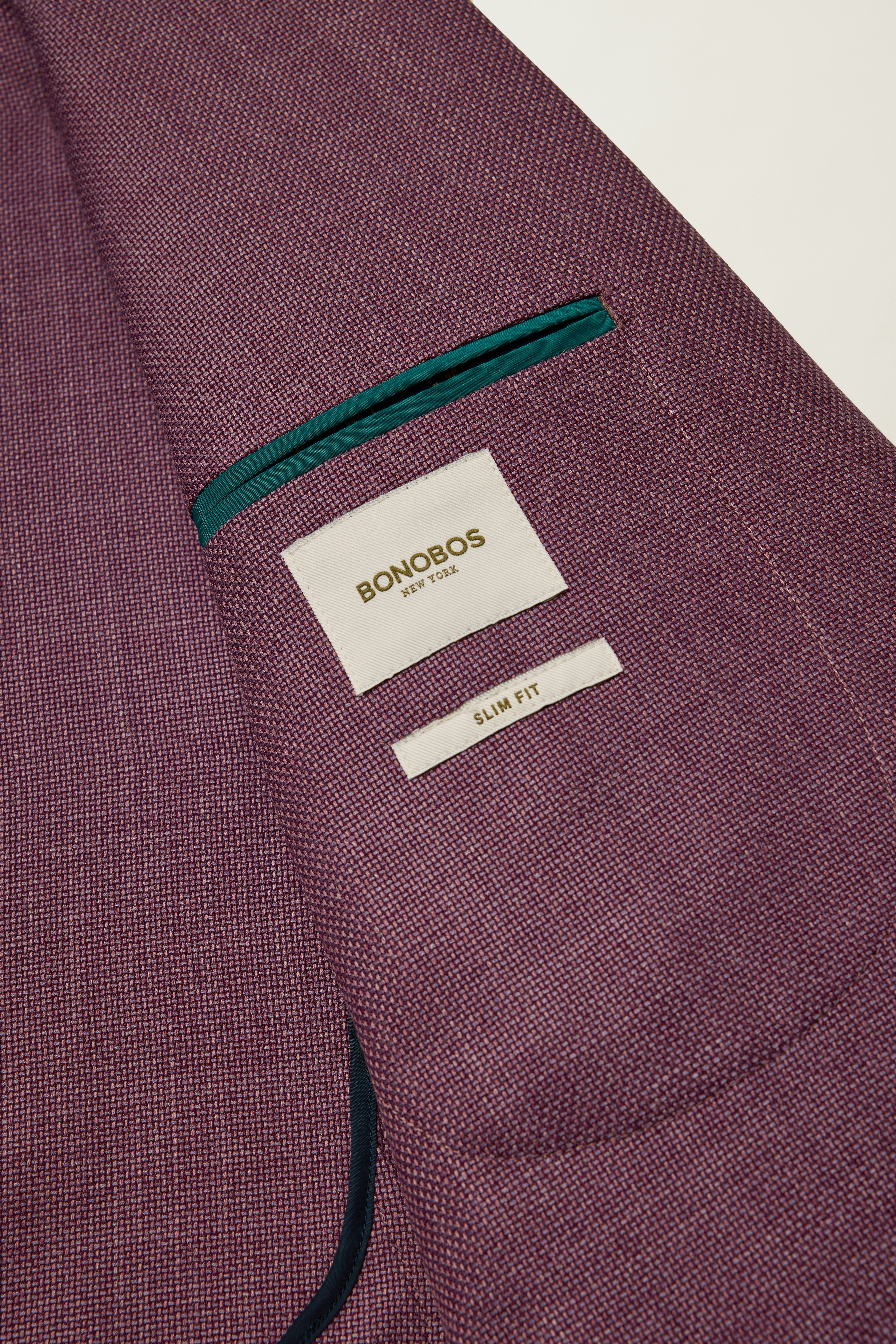 Jetsetter Unconstructed Blazer raspberry texture