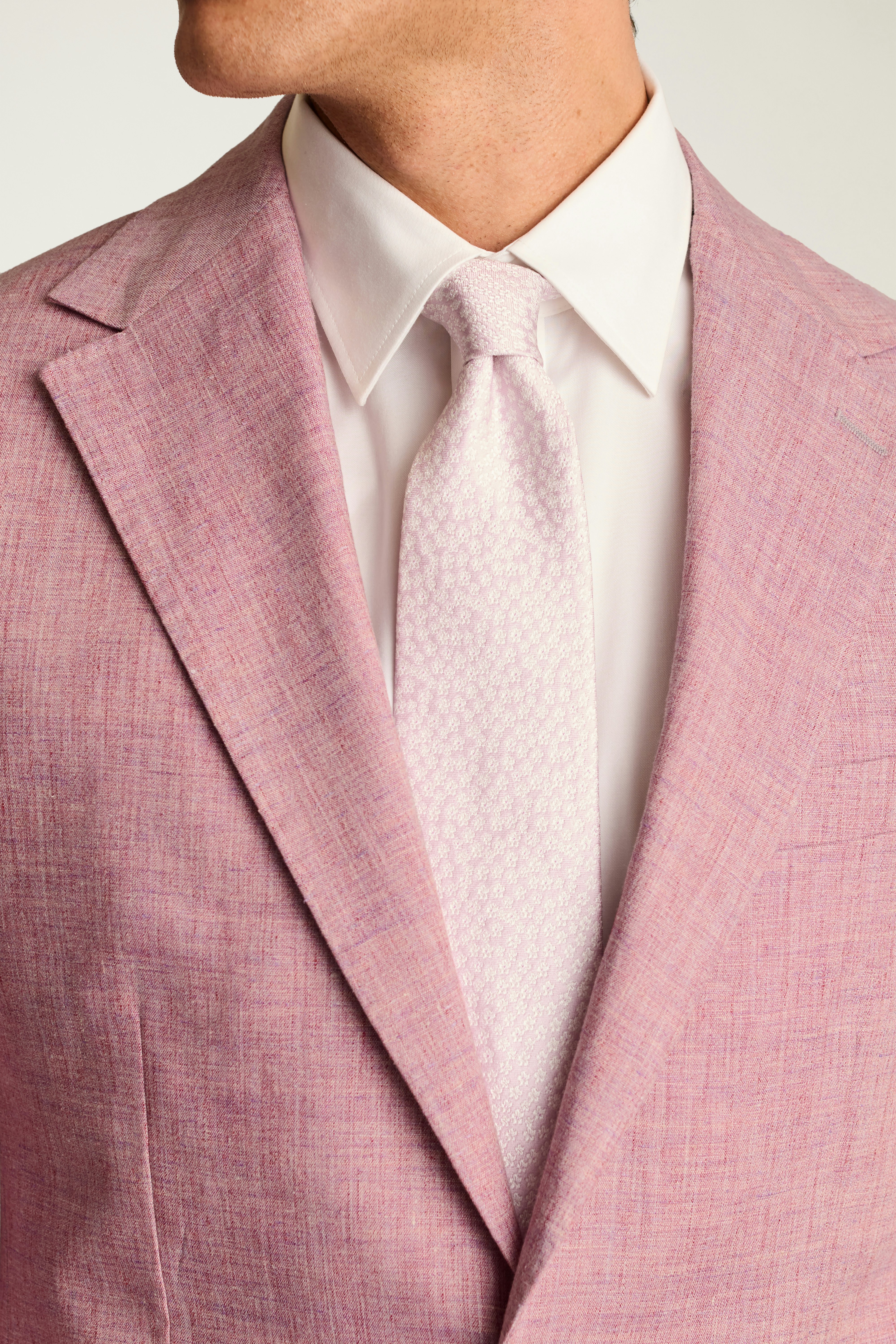 Jetsetter Italian Linen Blazer berry