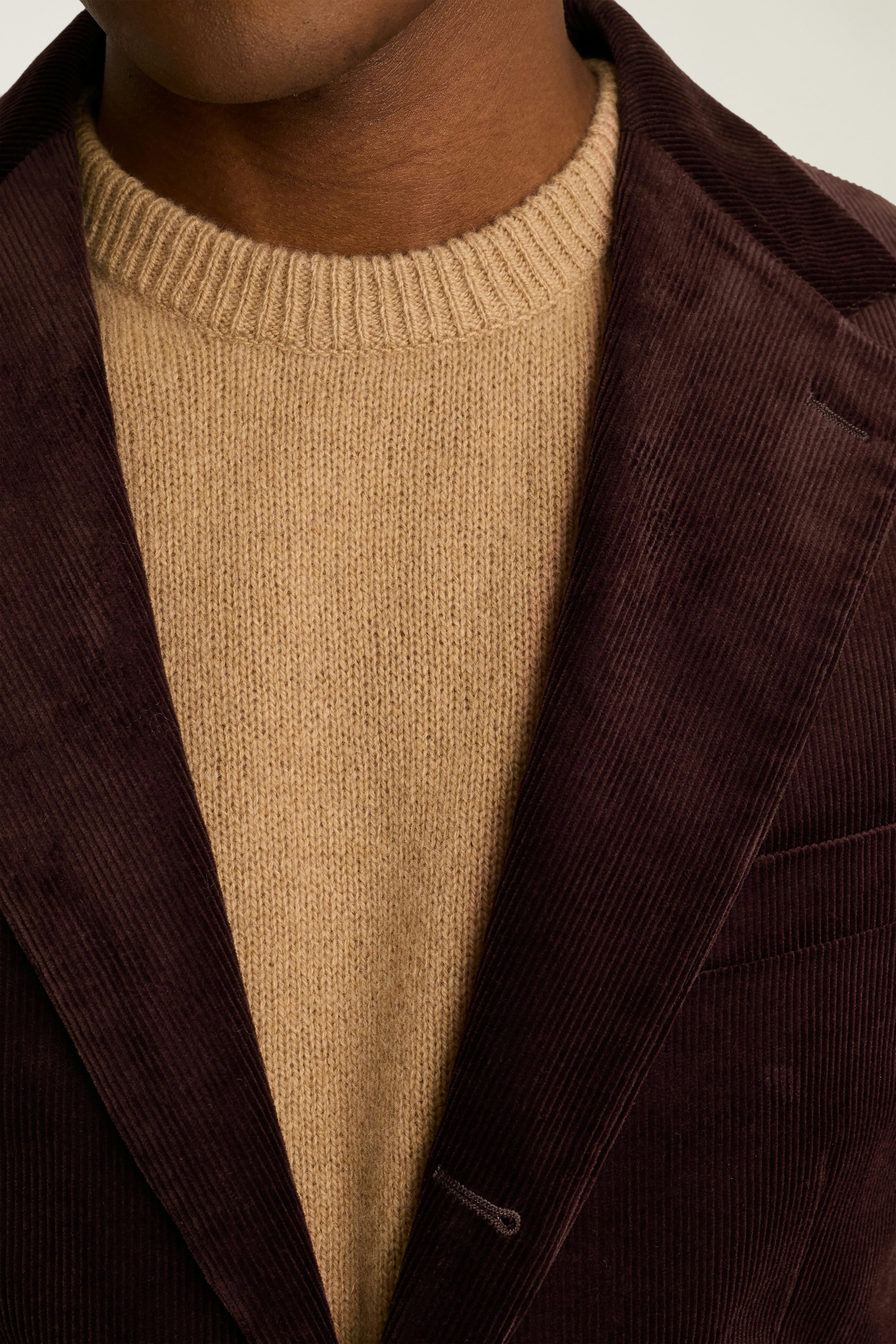 Jetsetter Italian Corduroy Blazer dark burgundy