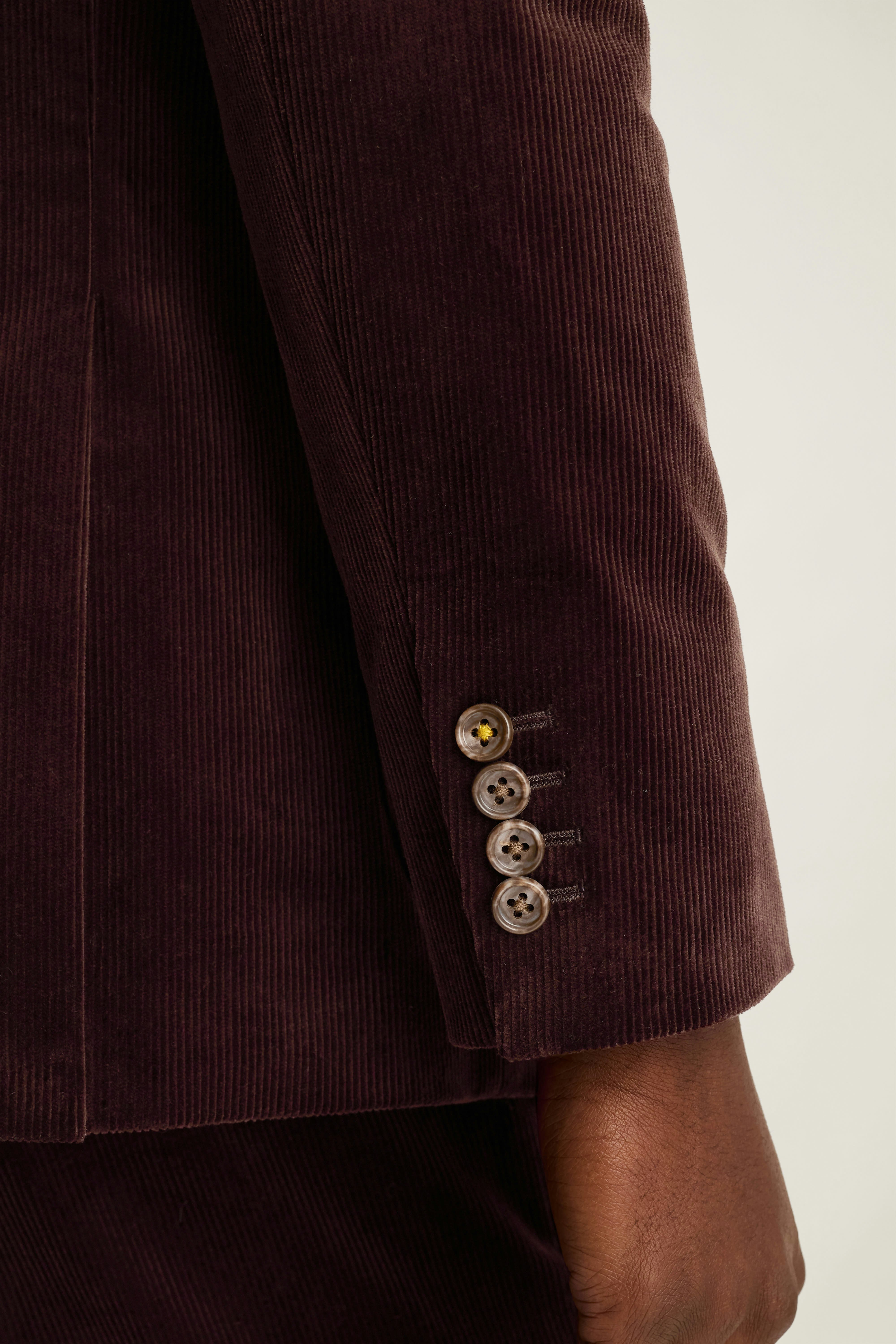 Jetsetter Italian Corduroy Blazer dark burgundy