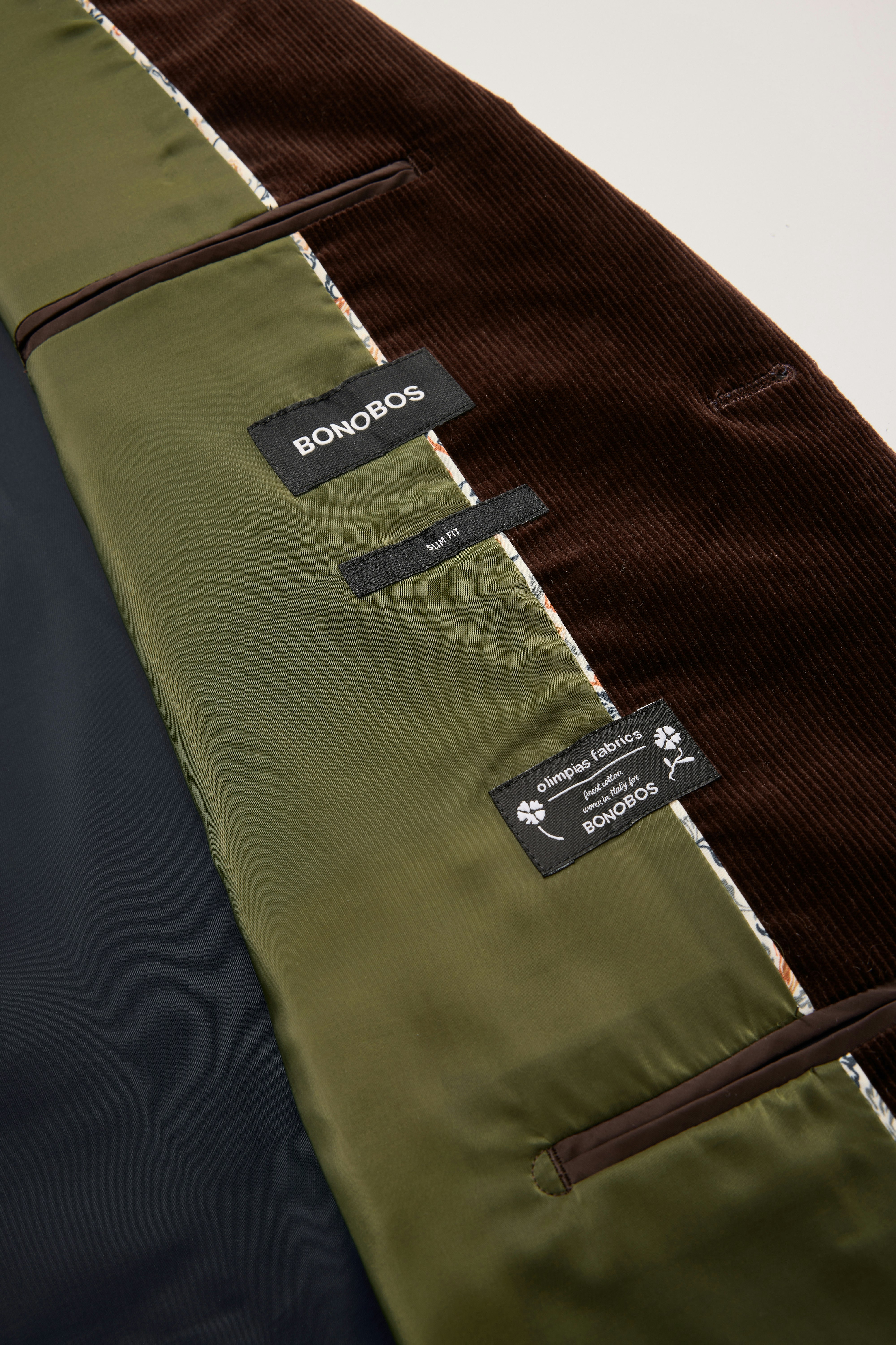 Jetsetter Italian Corduroy Blazer dark burgundy