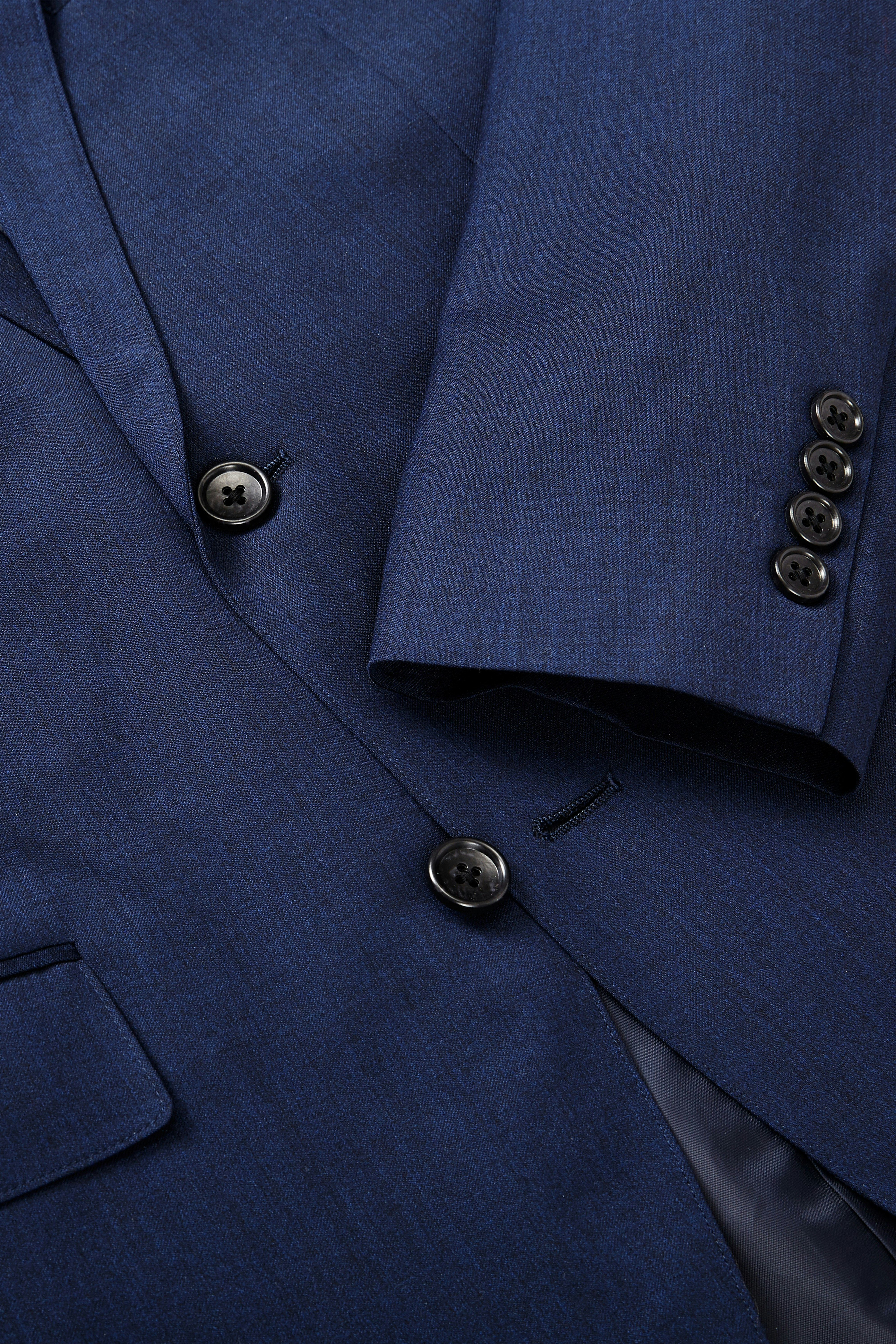 Jetsetter Stretch Wool Suit Jacket Extended Sizes light navy