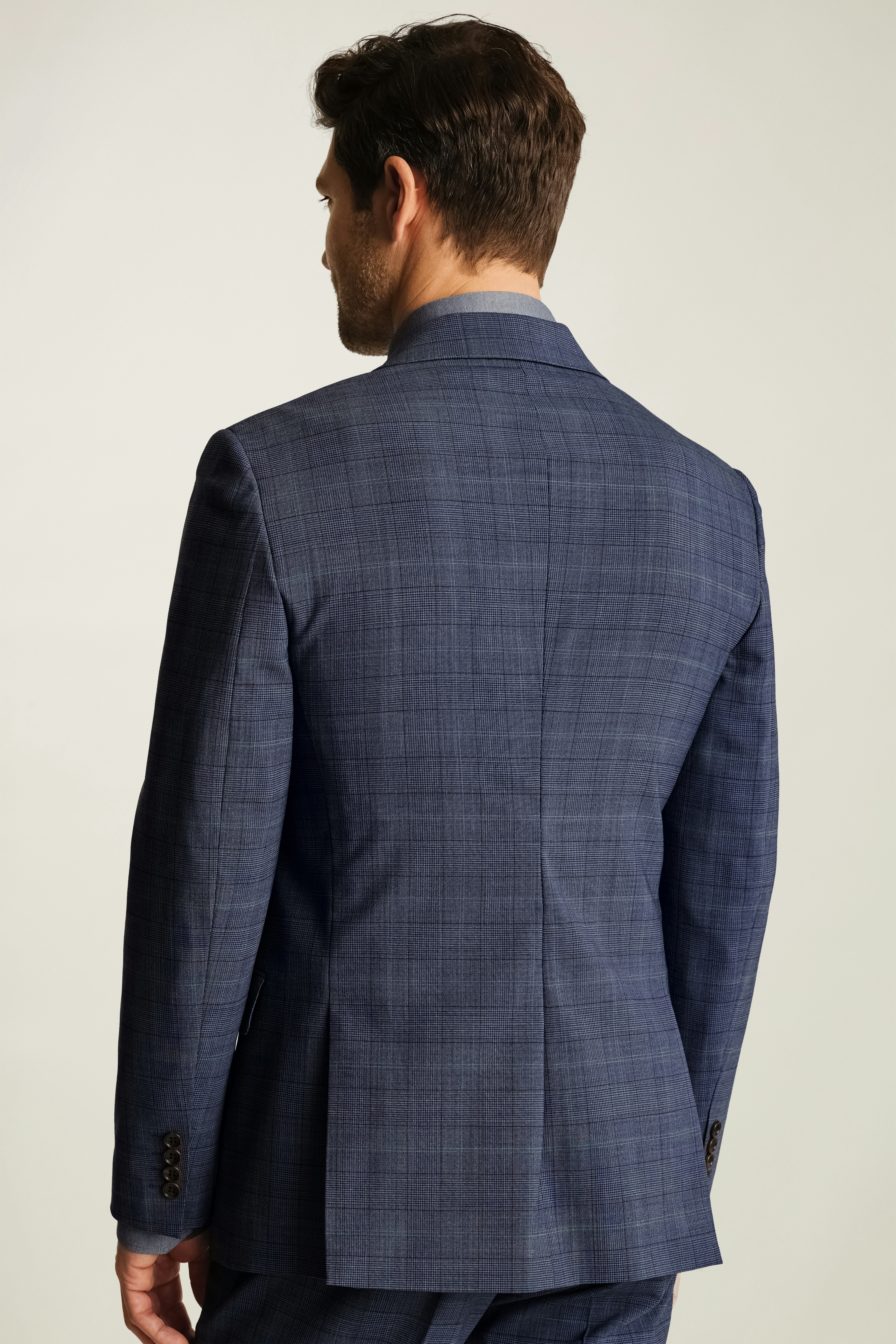 Jetsetter Italian Wool Blazer blue green glenplaid