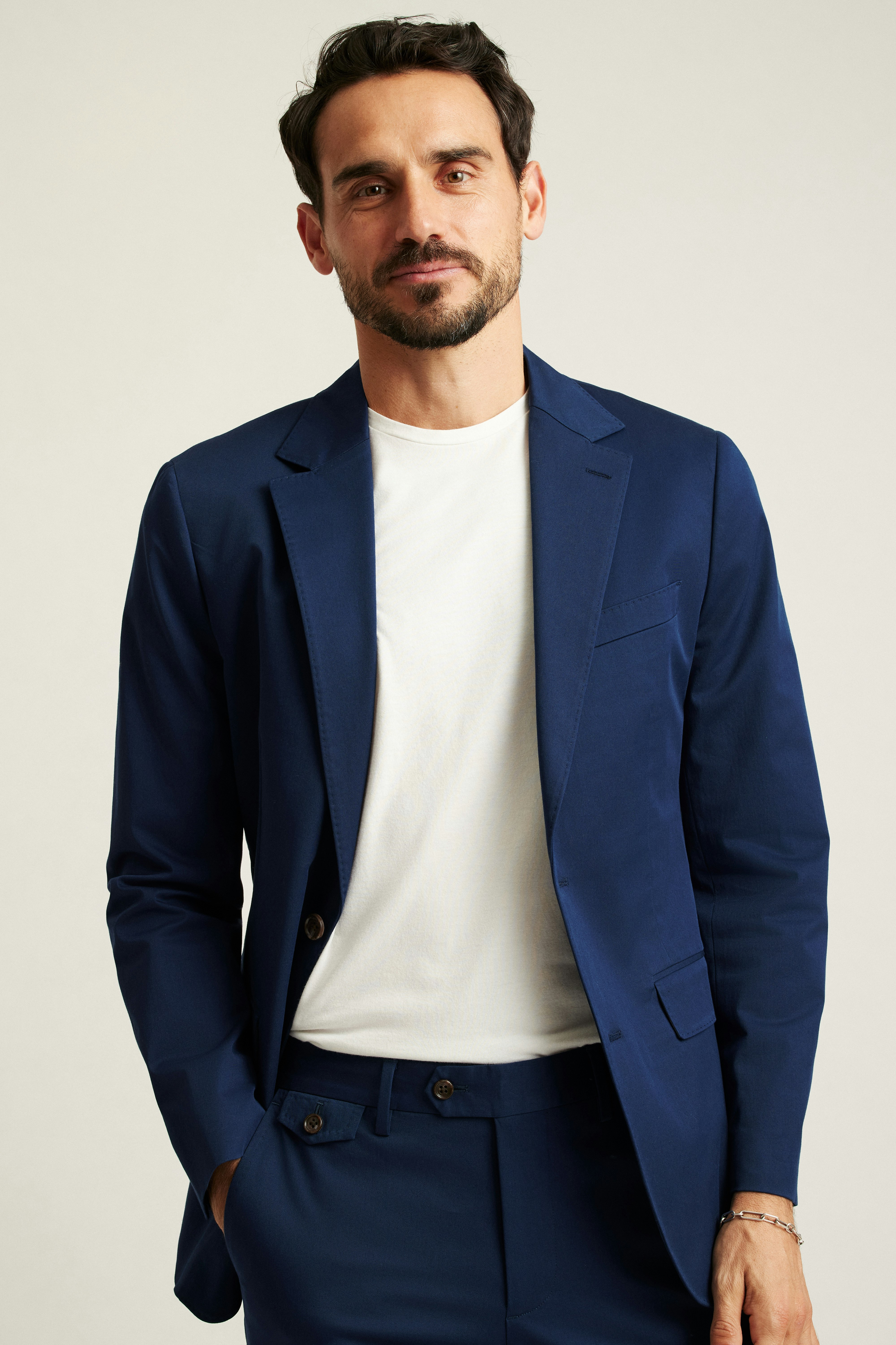 Jetsetter Italian Cotton Blazer royal blue 7 Jetsetter Italian Cotton Blazer royal blue