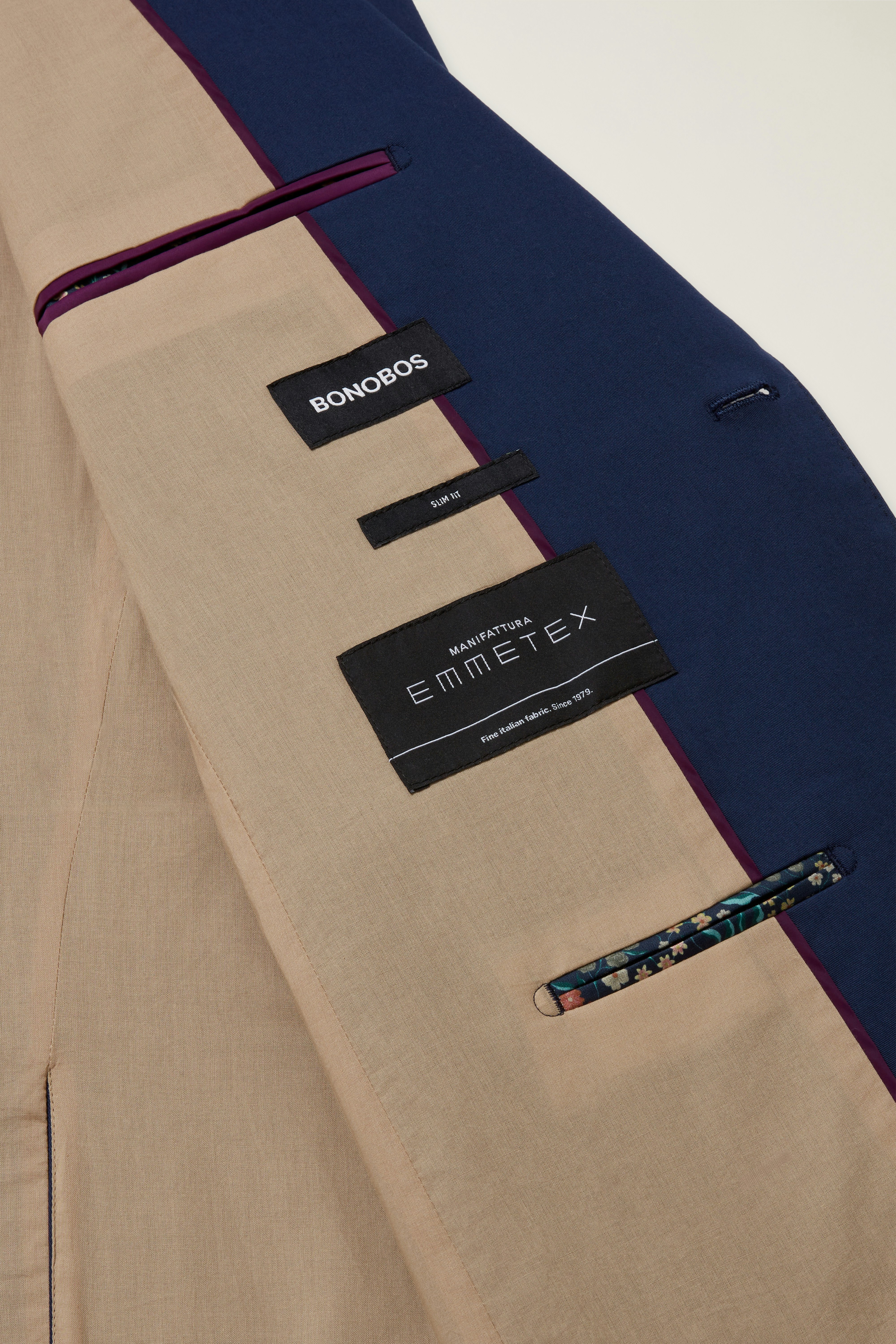 Jetsetter Italian Cotton Blazer royal blue 9 Jetsetter Italian Cotton Blazer royal blue